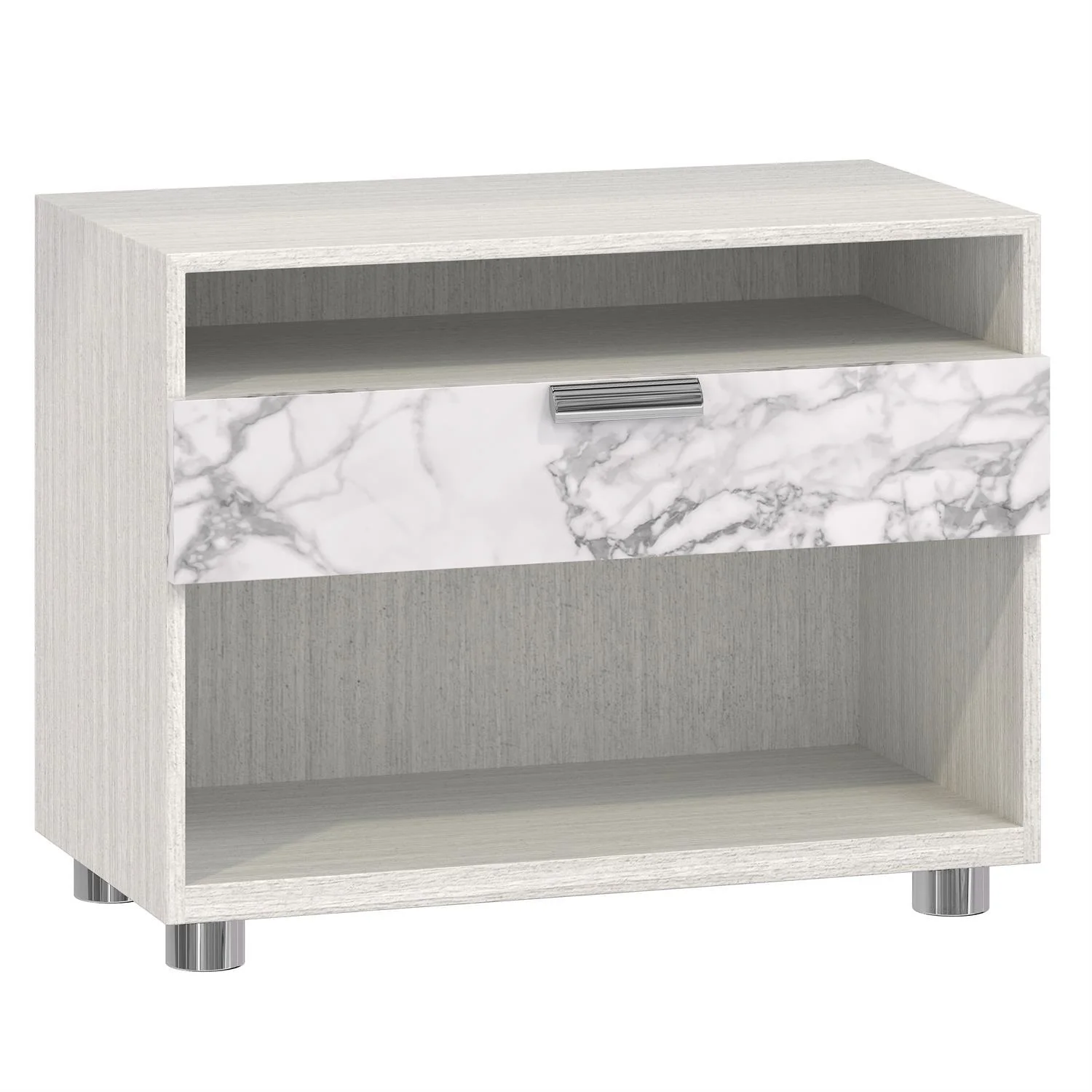 STRATUM STONE DRAWER NIGHTSTAND - Remutear