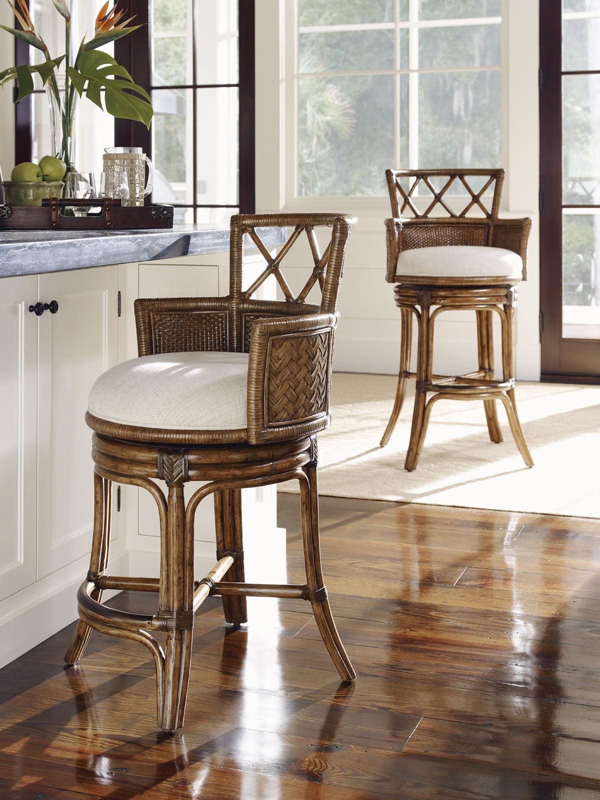 Bali Hai Kamala Bay Swivel Bar Stool - Remutear