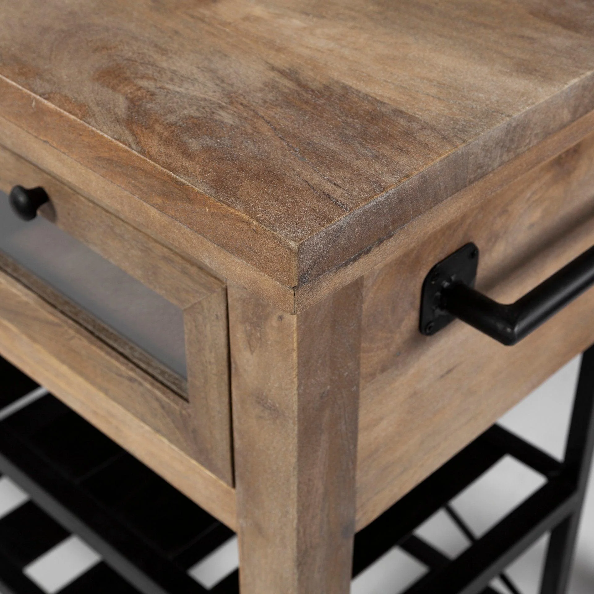Stuart I Rolling Kitchen Island - Remutear