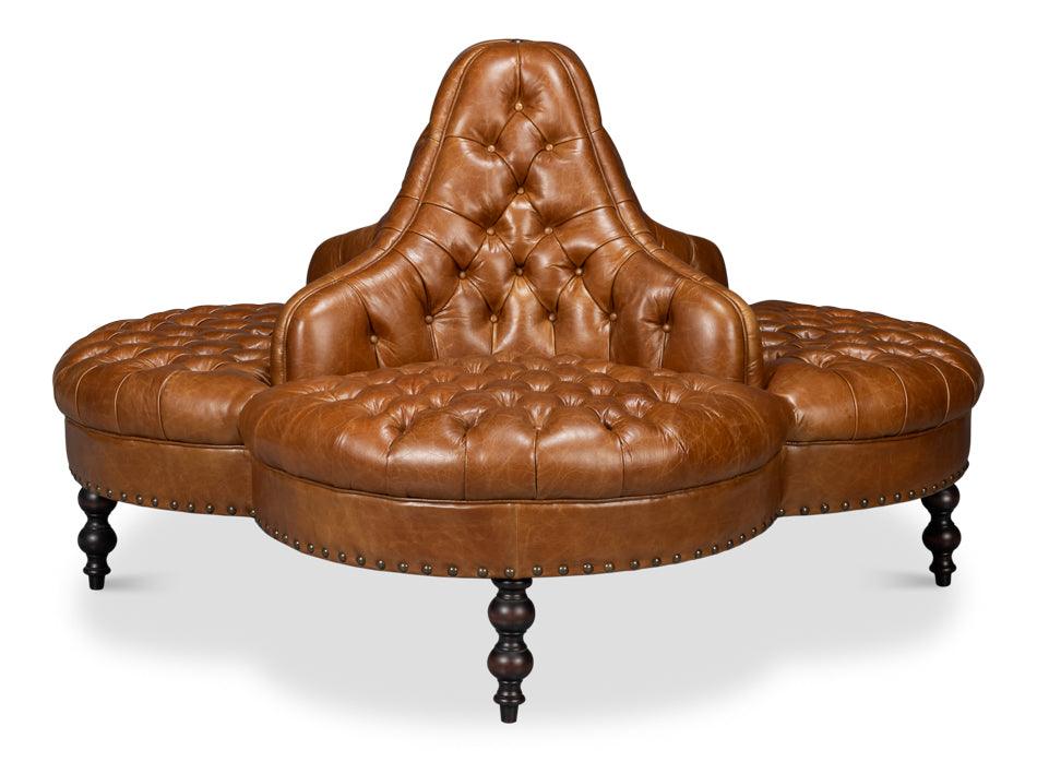 Lobby Sofa - Cuba Brown - Remutear