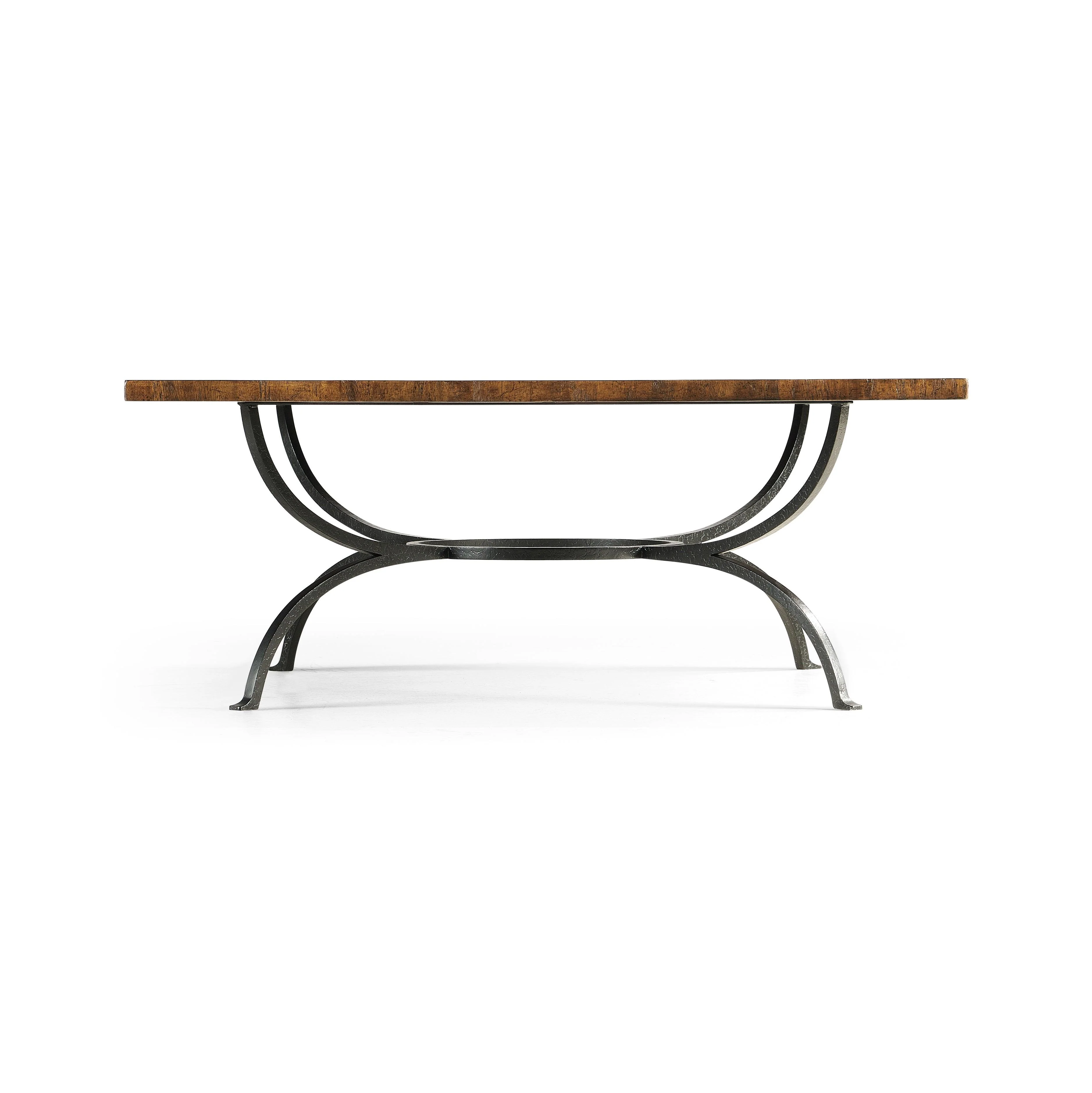 Casual Accents Country Walnut Plank Cocktail Table - Remutear