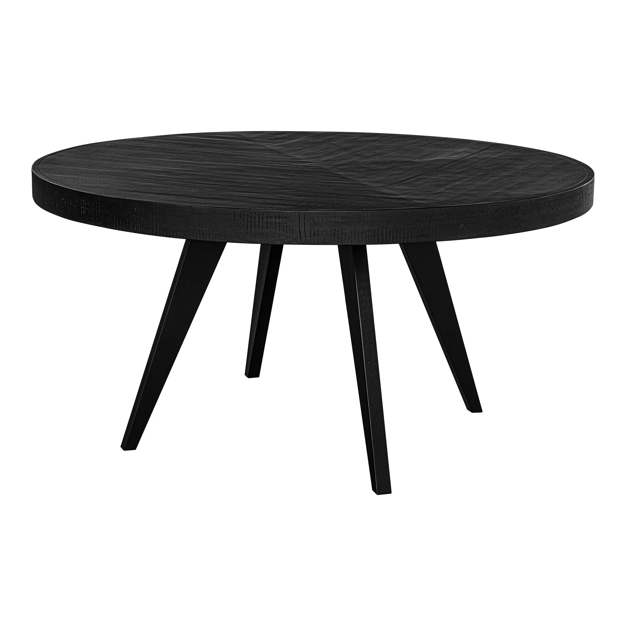 Parq 60In Round Dining Table Black - Remutear