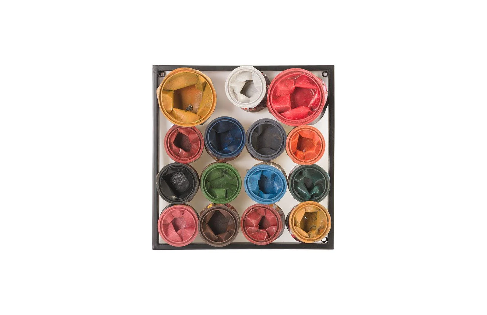 Paint Can Wall Art, Square, Assorted Colors, SM - Remutear