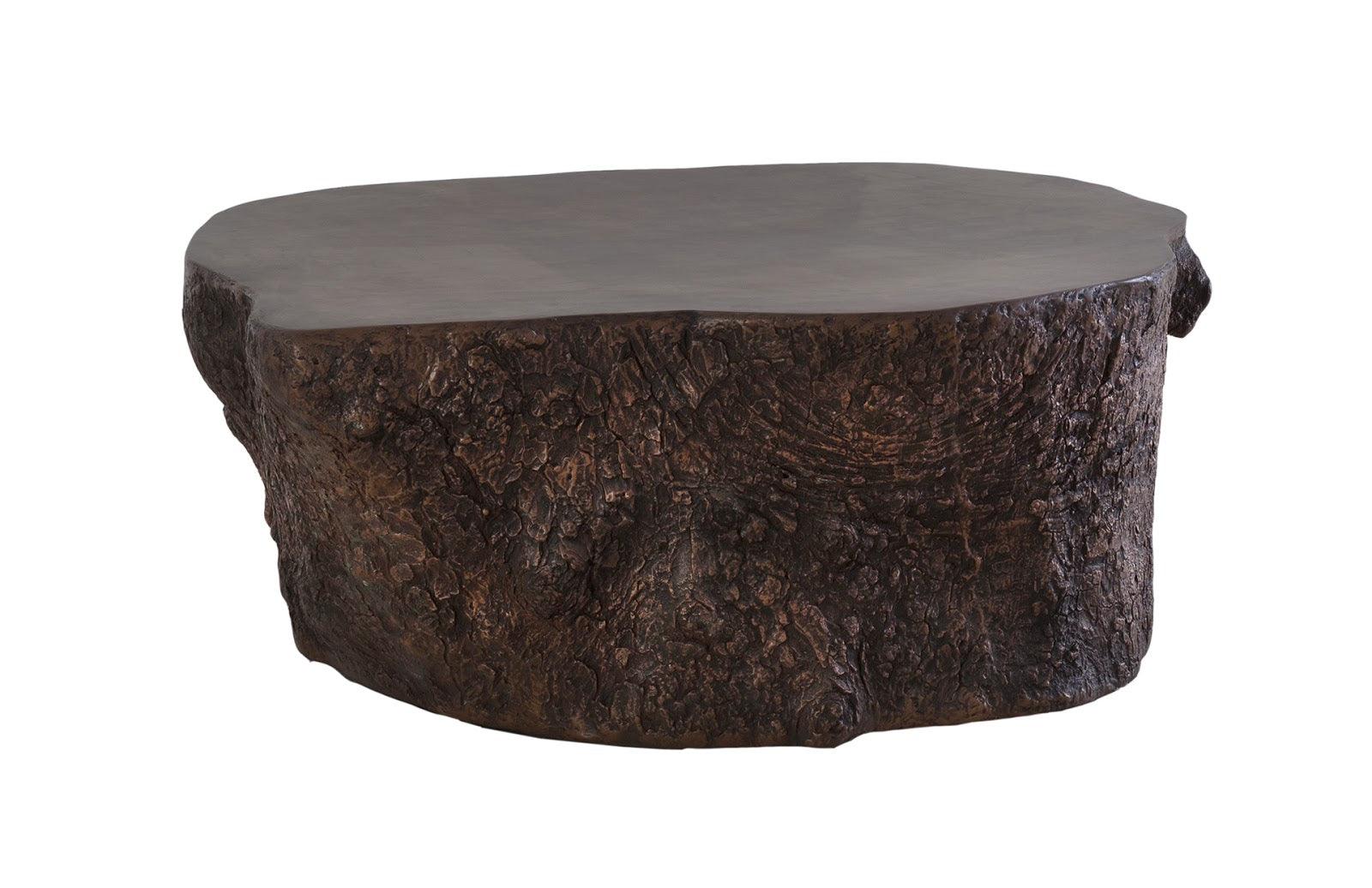 Bark Coffee Table, Bronze - Remutear