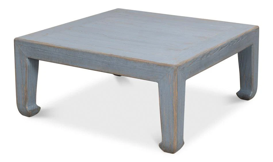 Classic Chinese Coffee Table - Blue - Remutear