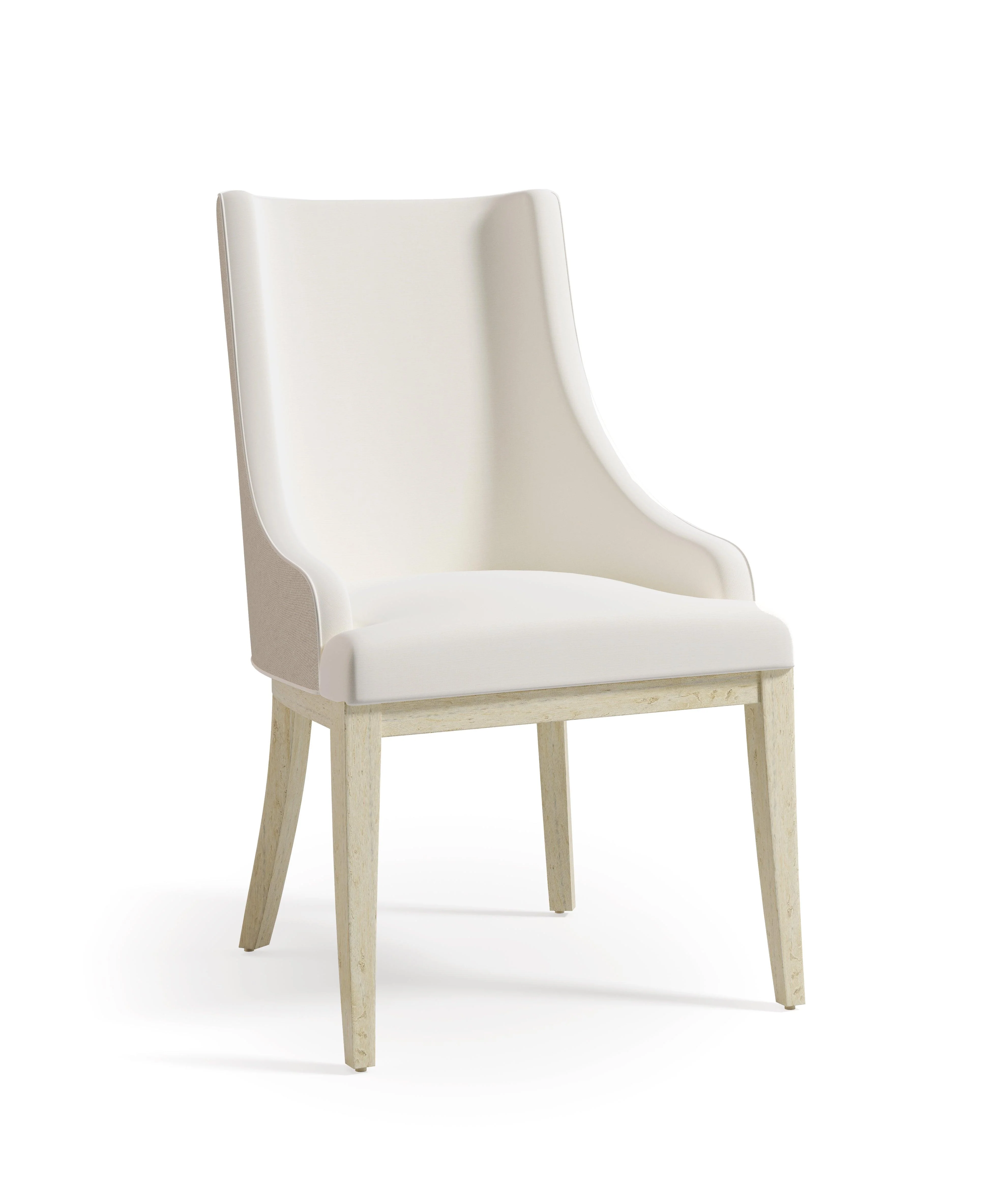 Aurora Upholstered Side Chair - Bleached Walnut - Remutear