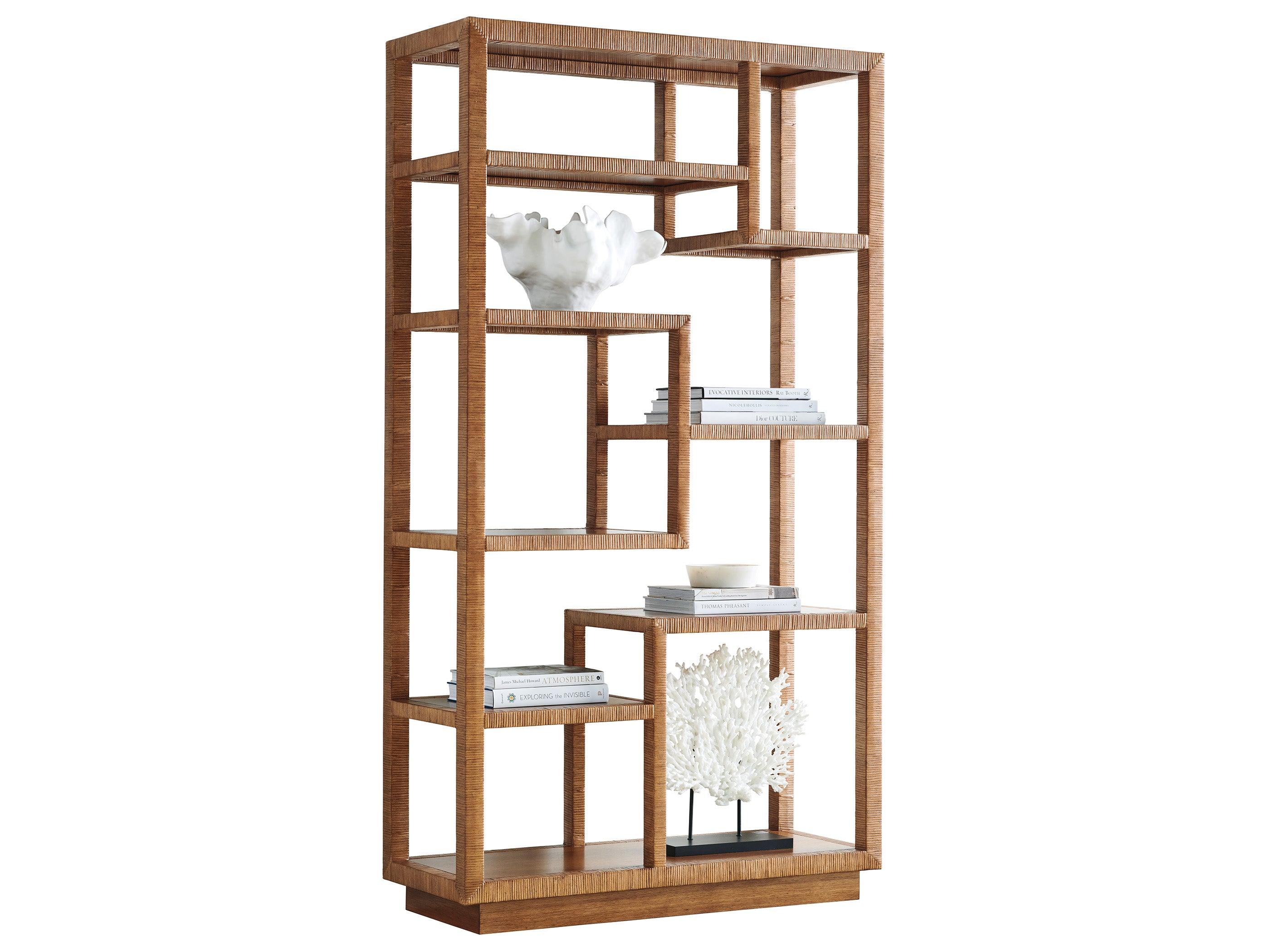 Palm Desert Bryce Raffia Etagere - Remutear