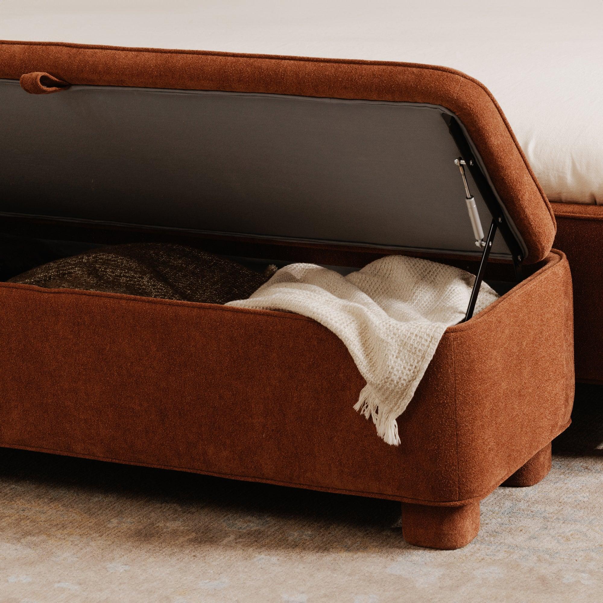 Ichigo Storage Bench Deep Orange - Remutear