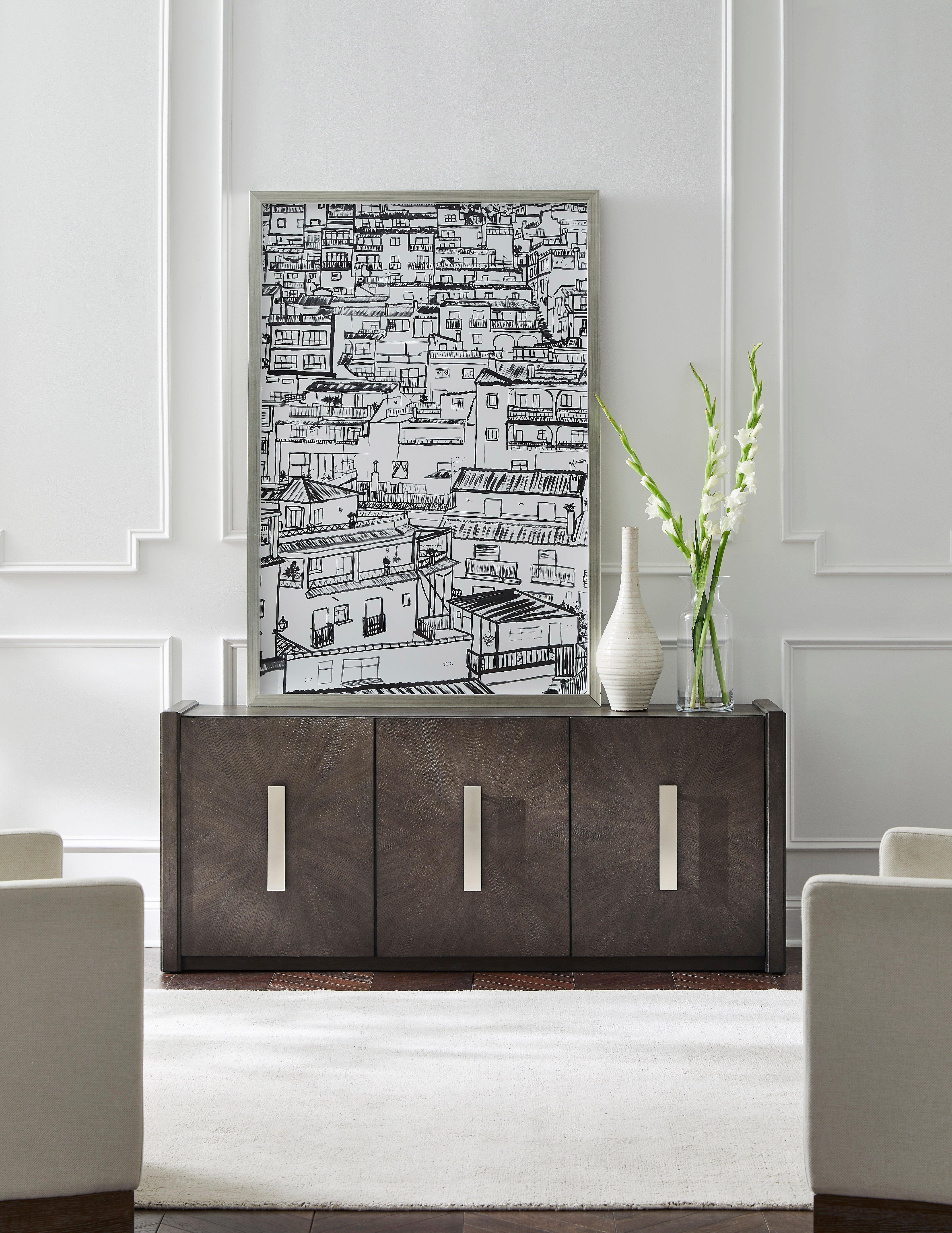3-Door Credenza with Shelves - Remutear