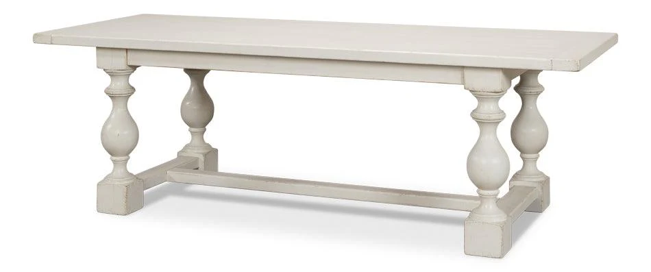 Owen Dining Table - Antique White - Remutear