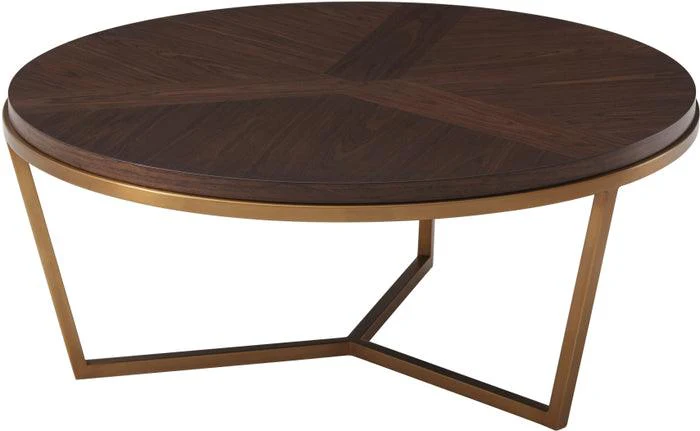 Small Fisher Round Cocktail Table (Macadamia) - Remutear