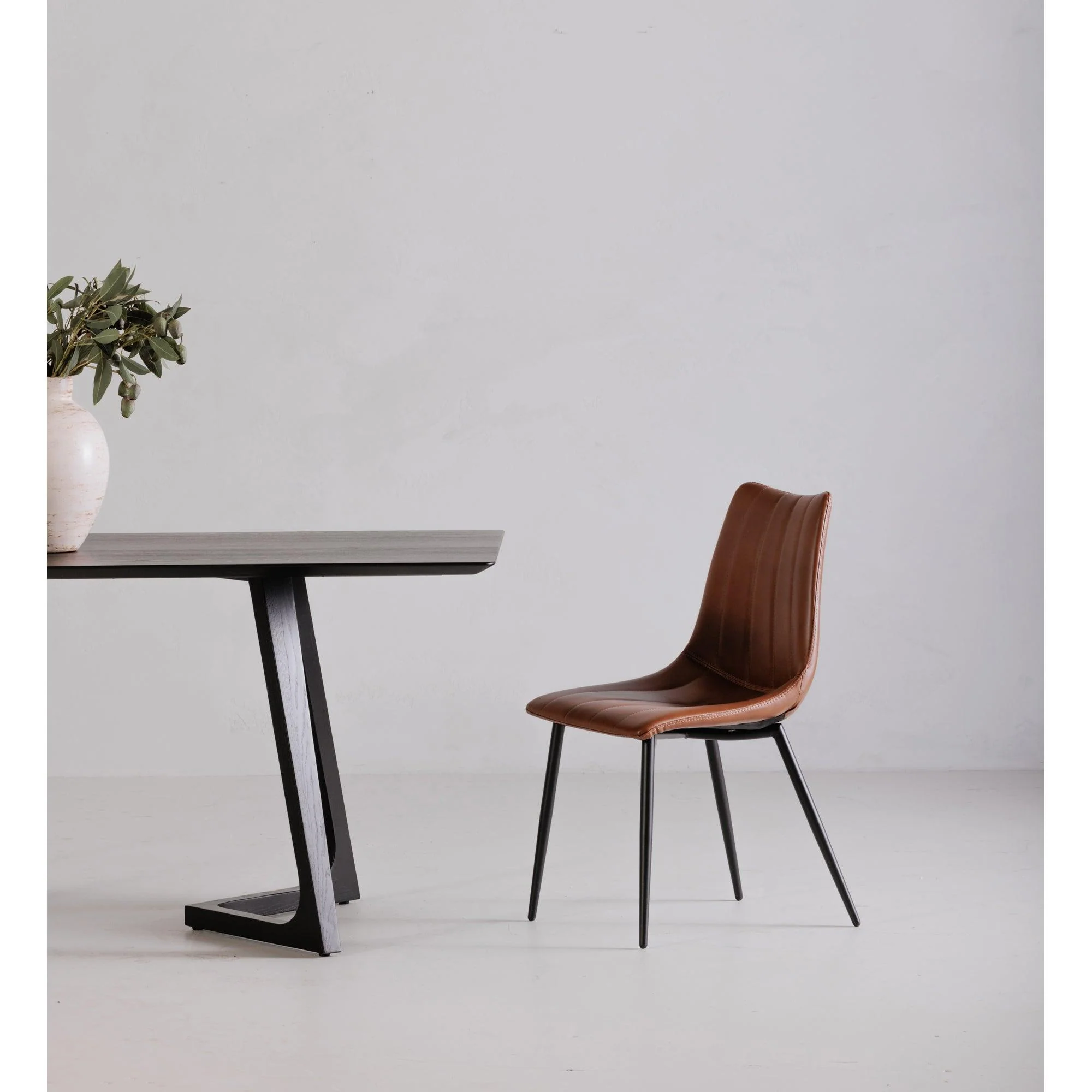 Alibi Dining Chair Brown - Set Of Two - Remutear