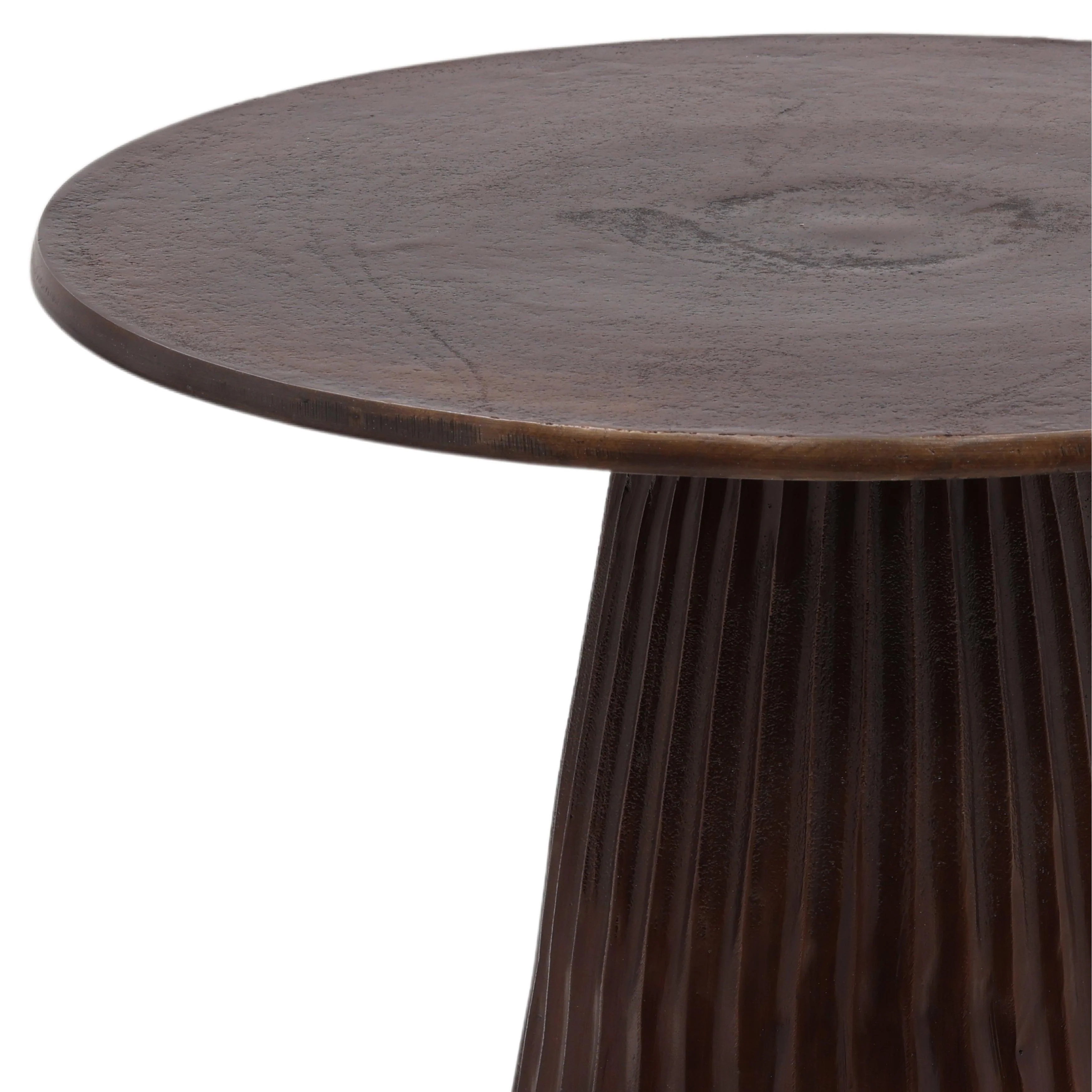 Armanis End Table Bronze - Remutear