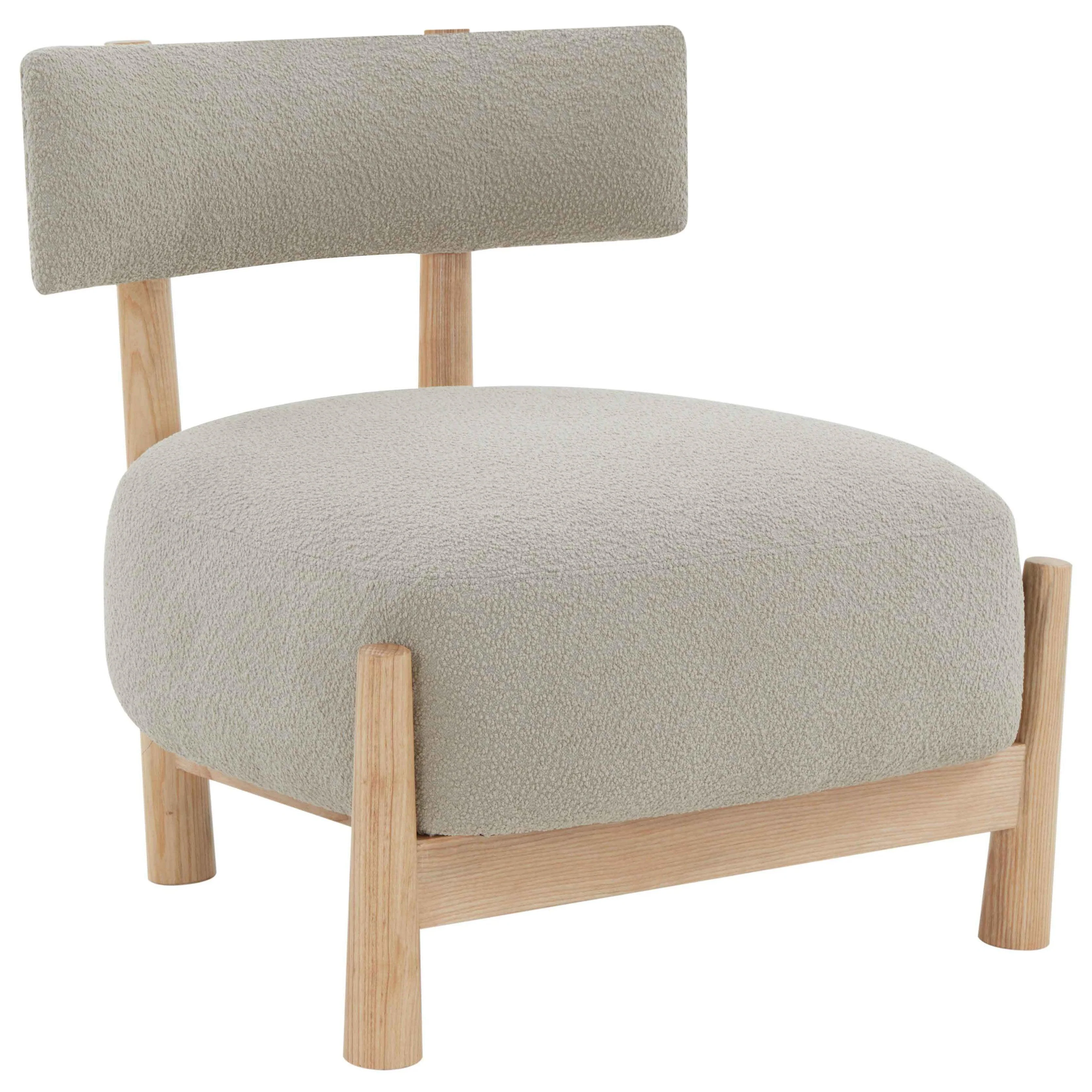 EDWARDINA BOUCLE ACCENT CHAIR - Remutear