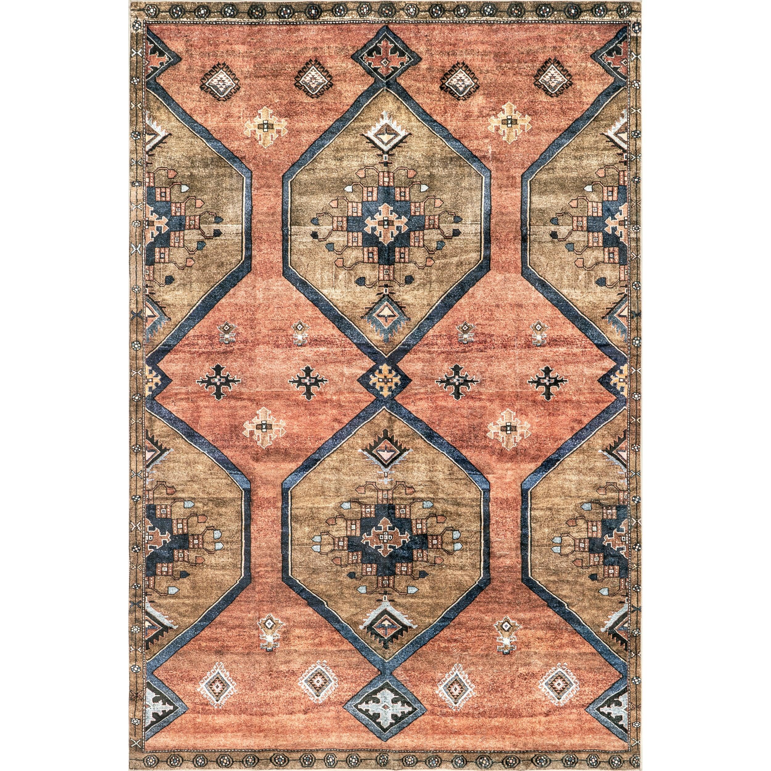 Judy Traditional Persian Machine Washable Area Rug - Remutear