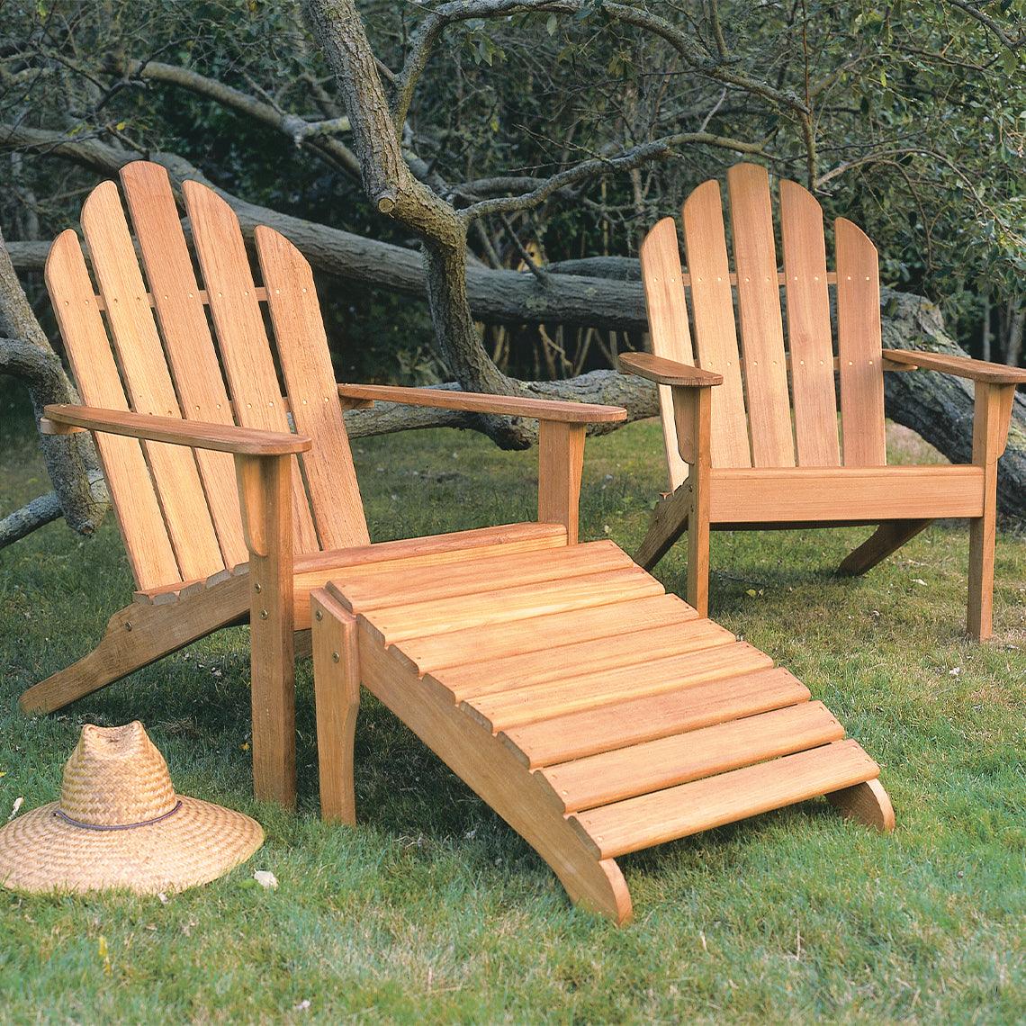 Adirondack Ottoman - Gd A Teak - Remutear