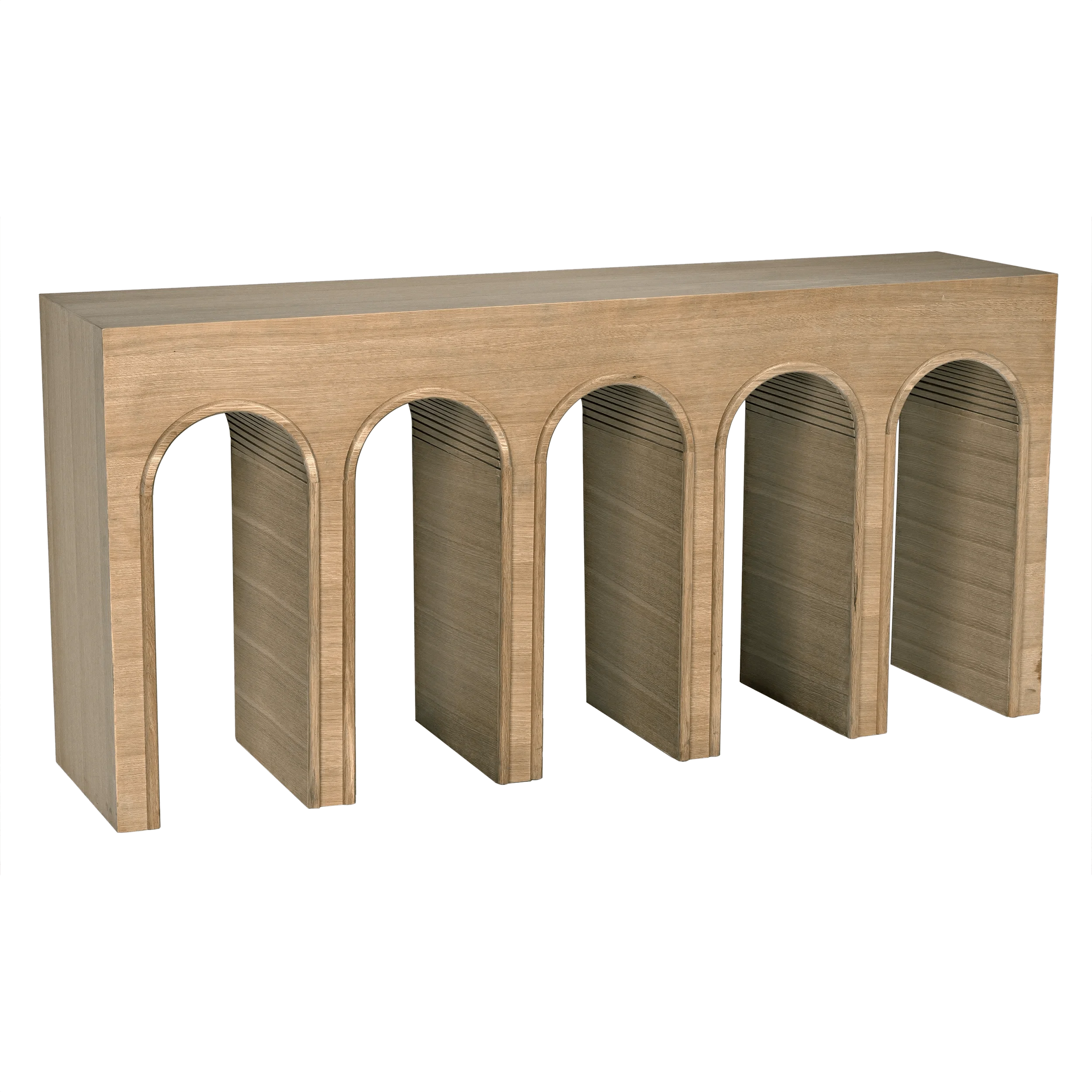 Enzo Console, White Oak - Remutear