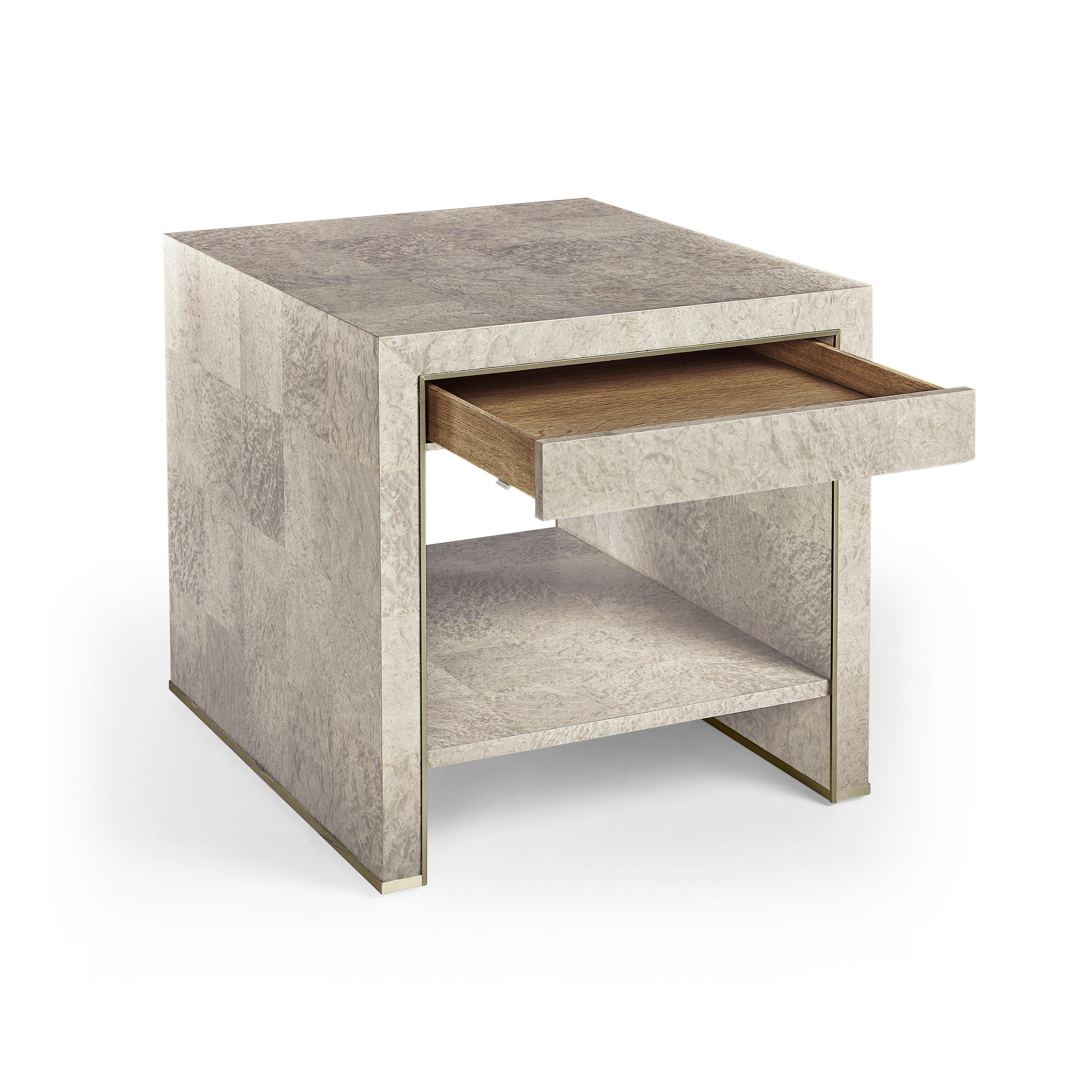 Water Surge Madrona Burl End Table - Remutear