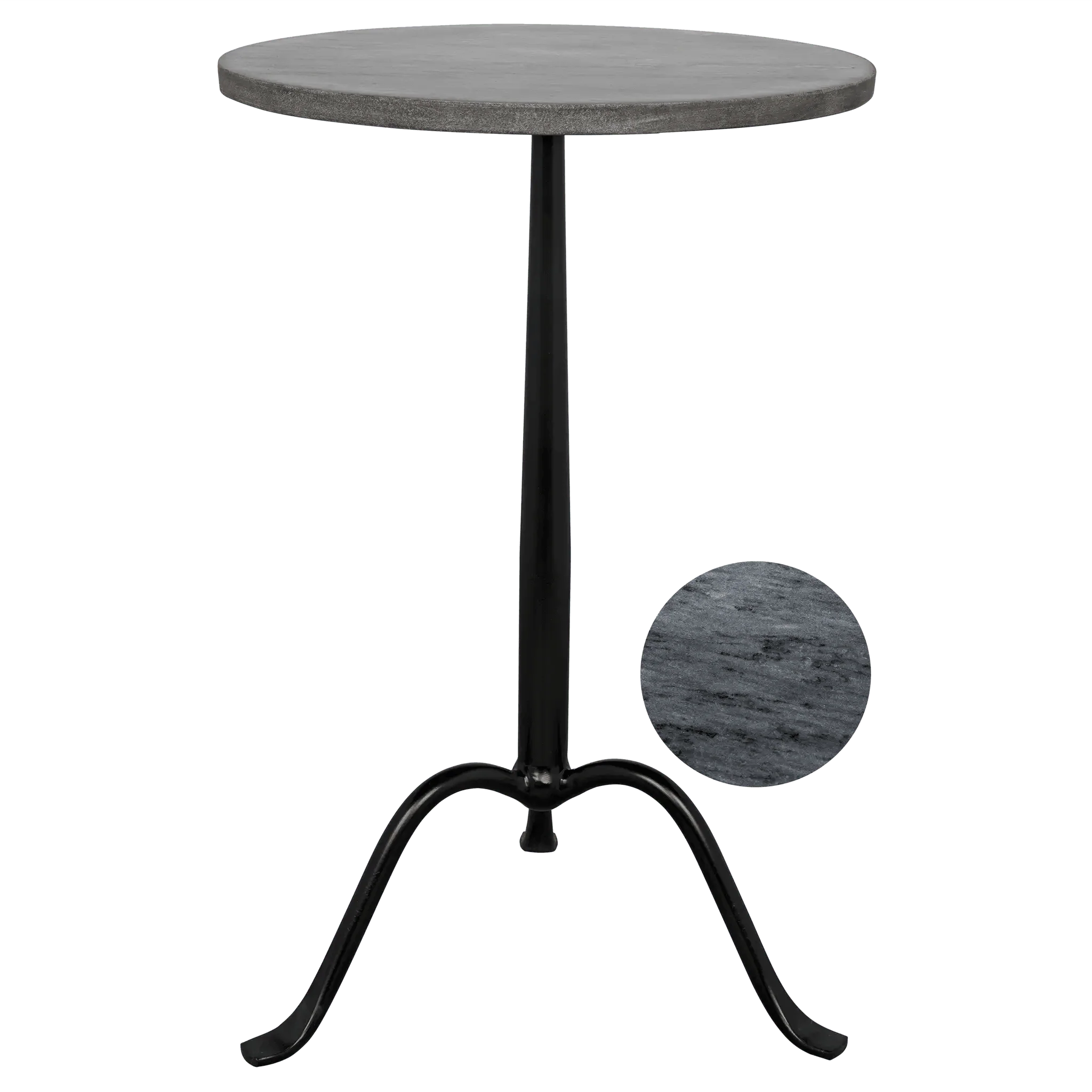 Cosmopolitan Side Table - Matte Black - Remutear