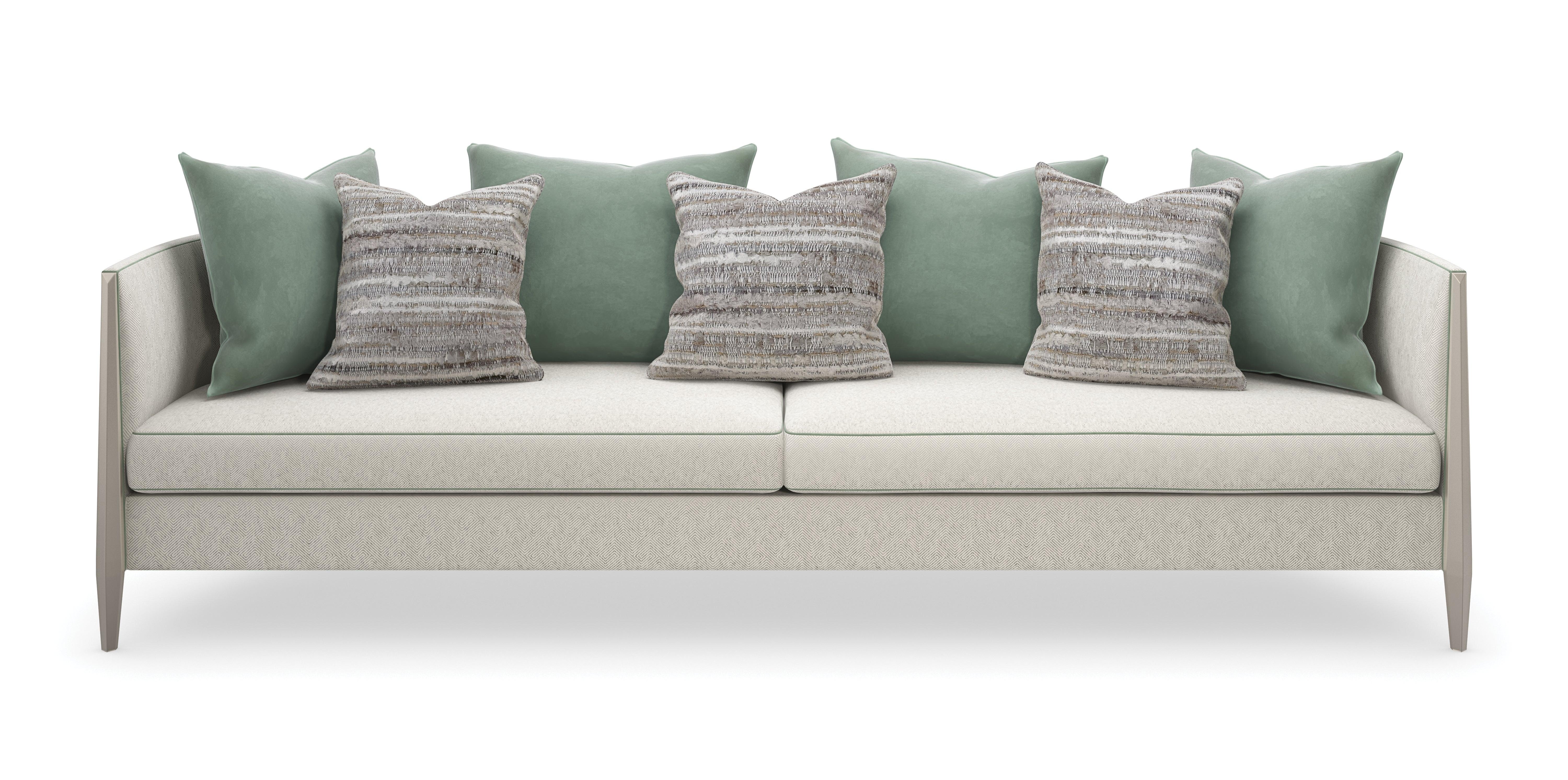 Piping Hot Sofa - Silver Shadow - Remutear