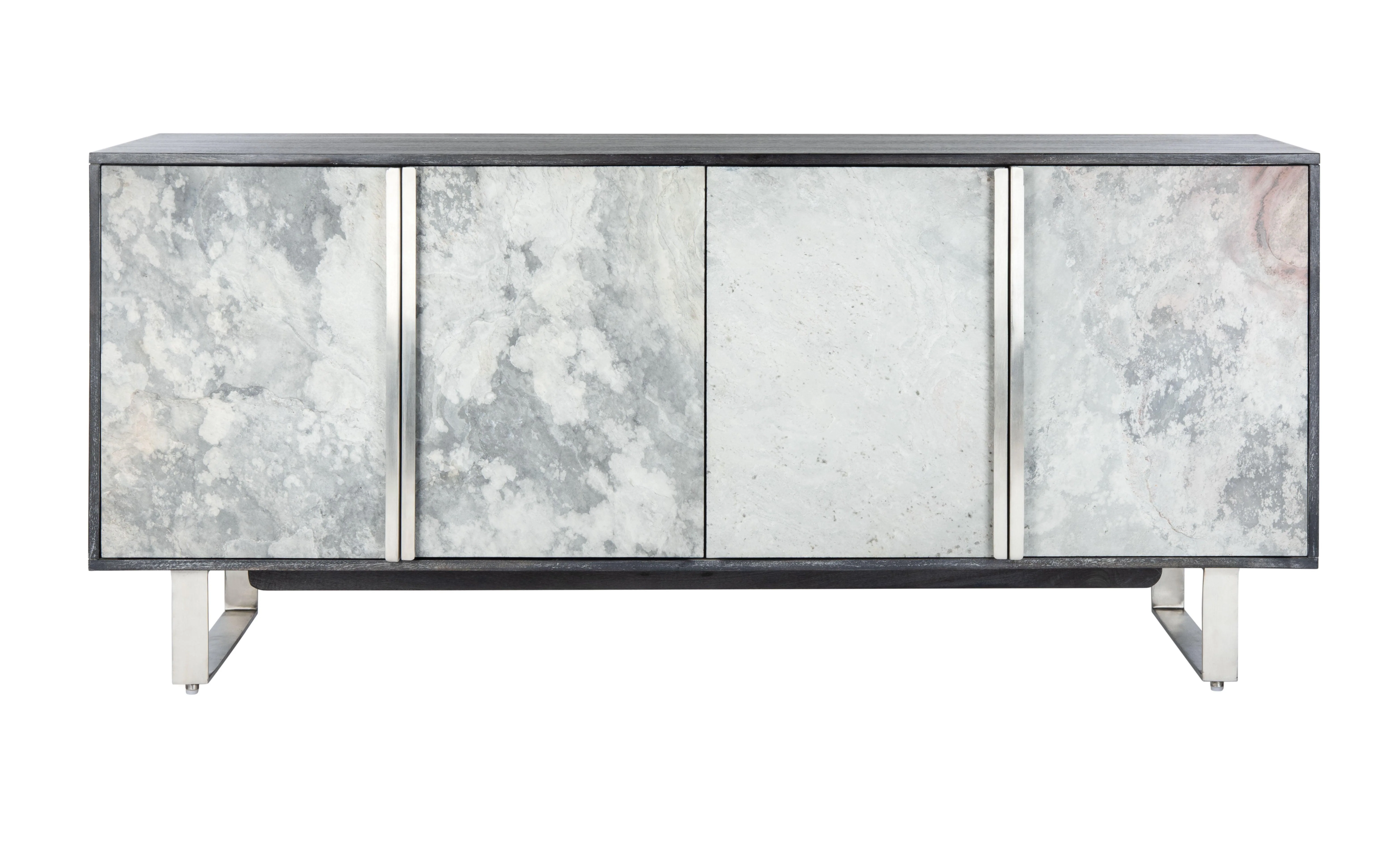 DRAKE SLATE 4 DOOR SIDEBOARD - Remutear
