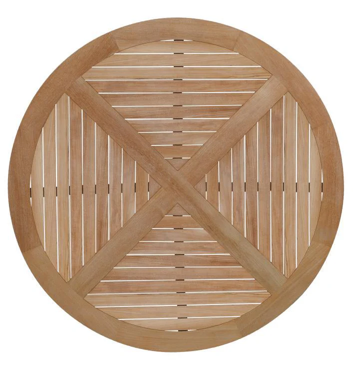 54 Round Teak Dining Table - Remutear