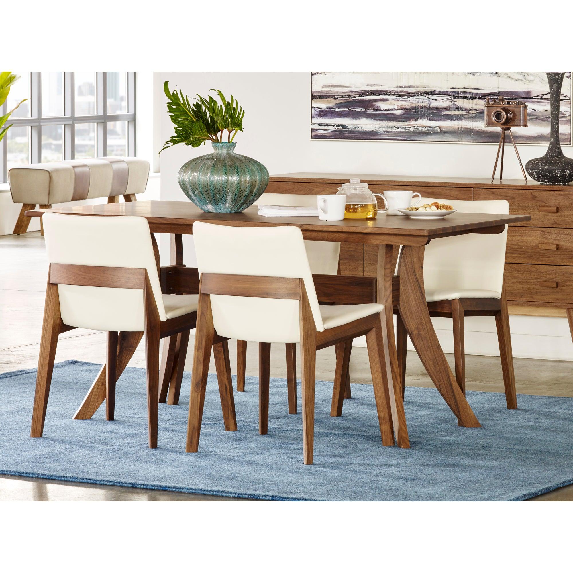 Florence Rectangular Dining Table Small Walnut - Remutear