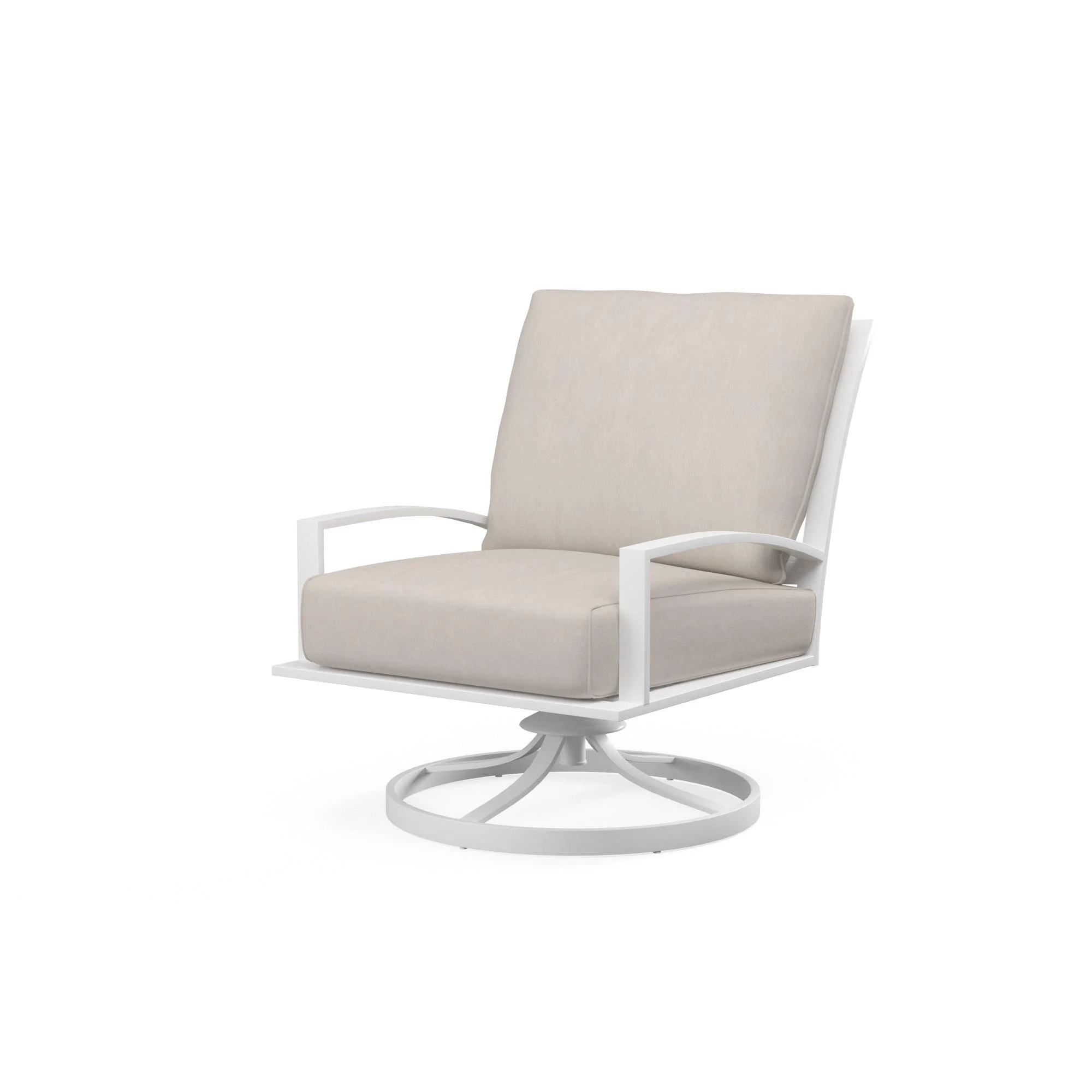 Bristol Club Swivel in Canvas Flax w/ Self Welt - Remutear
