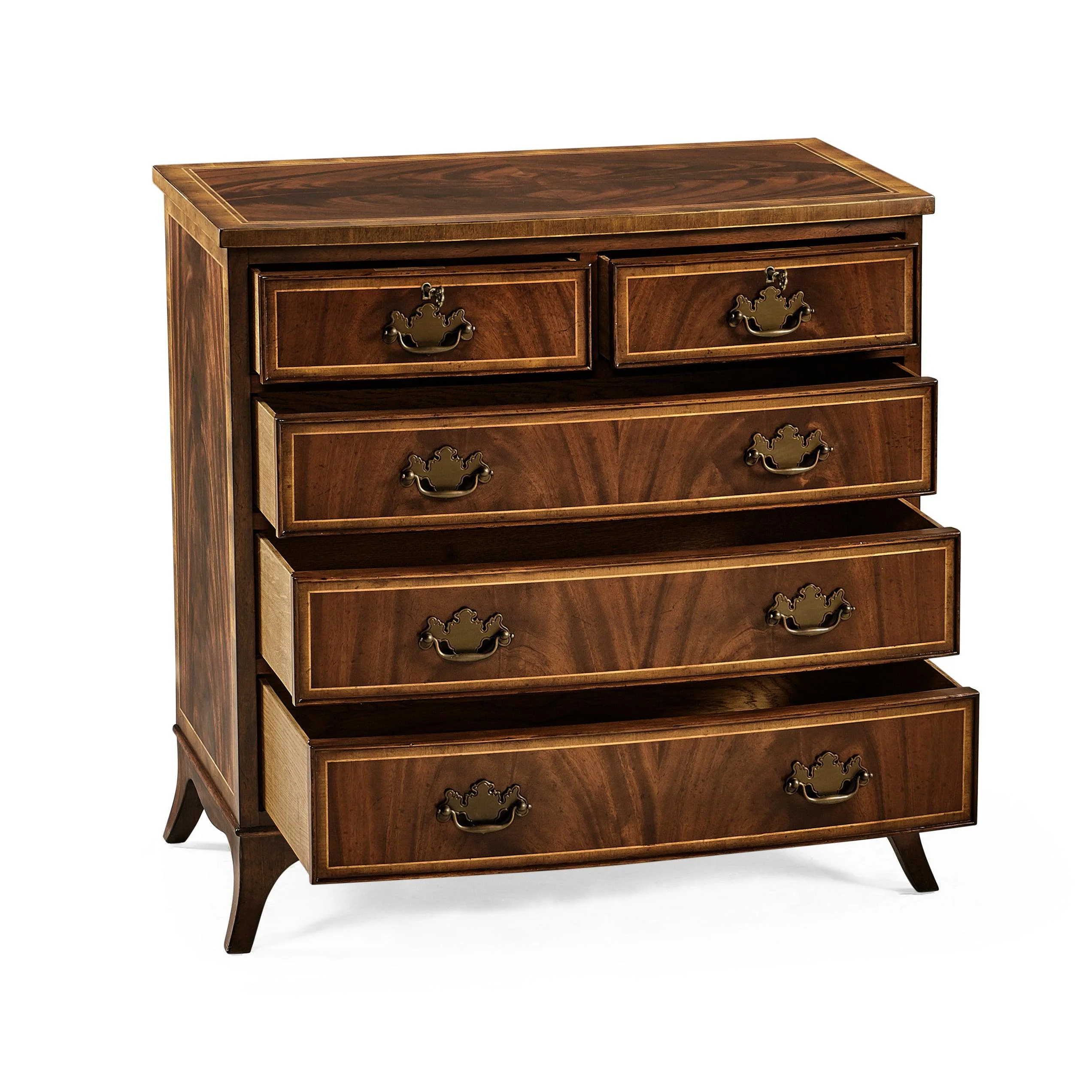 Buckingham Mahogany Bedside Chest of Drawers - Remutear
