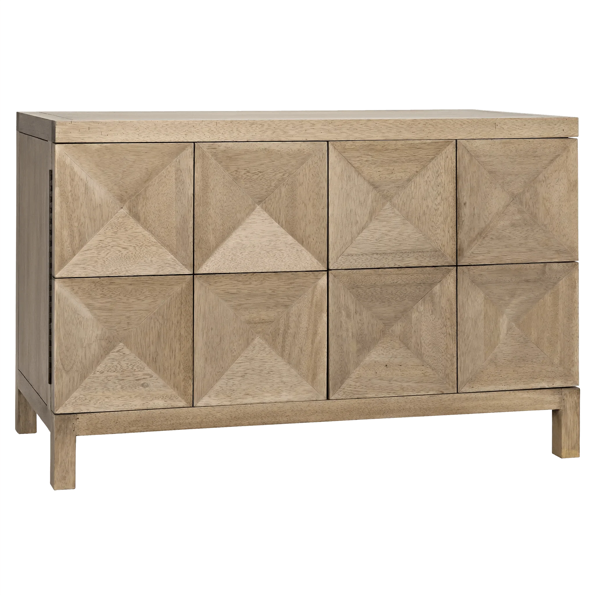 Quadrant 2 Door Sideboard, Washed Walnut - Remutear