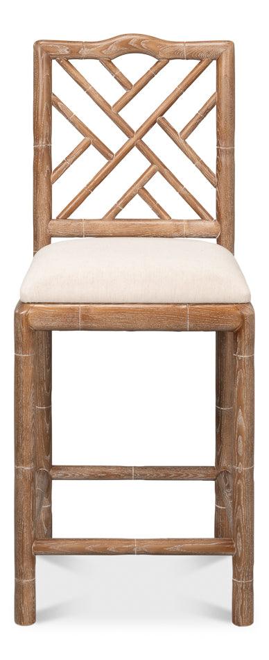 Brighton Counter Stool - White Wash - Remutear
