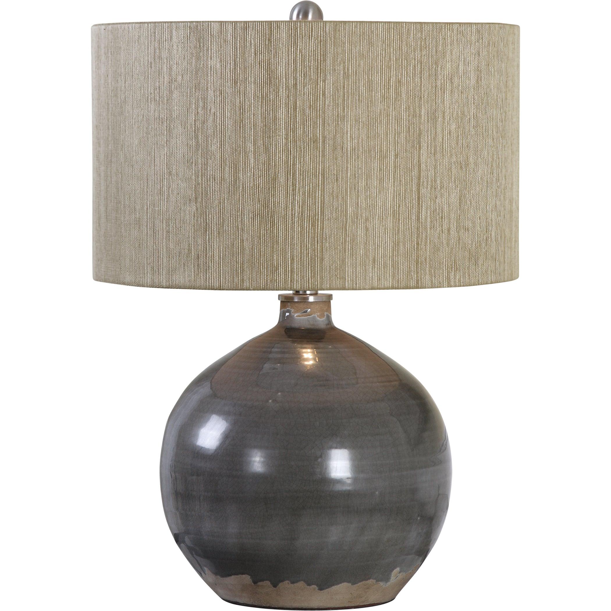 Vardenis Gray Ceramic Lamp - Remutear