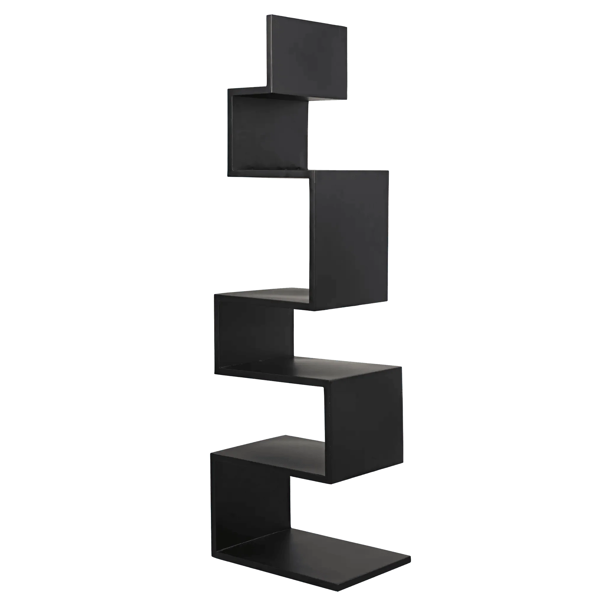 Laszlo Bookcase, Black Steel - Remutear