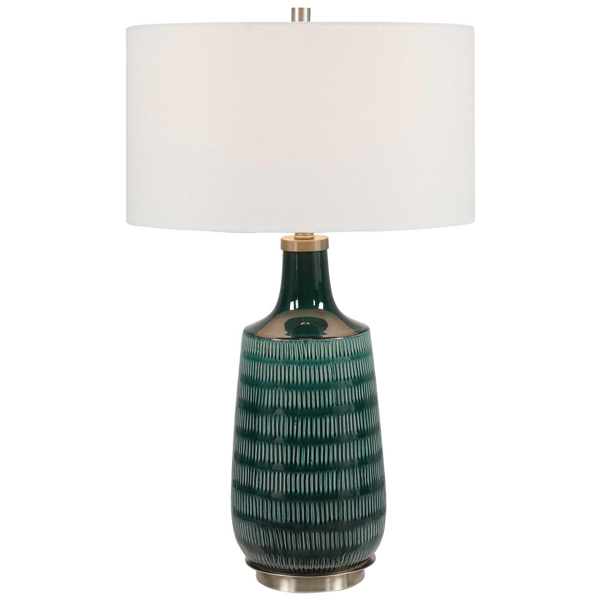 SCOUTS DEEP GREEN TABLE LAMP - Remutear