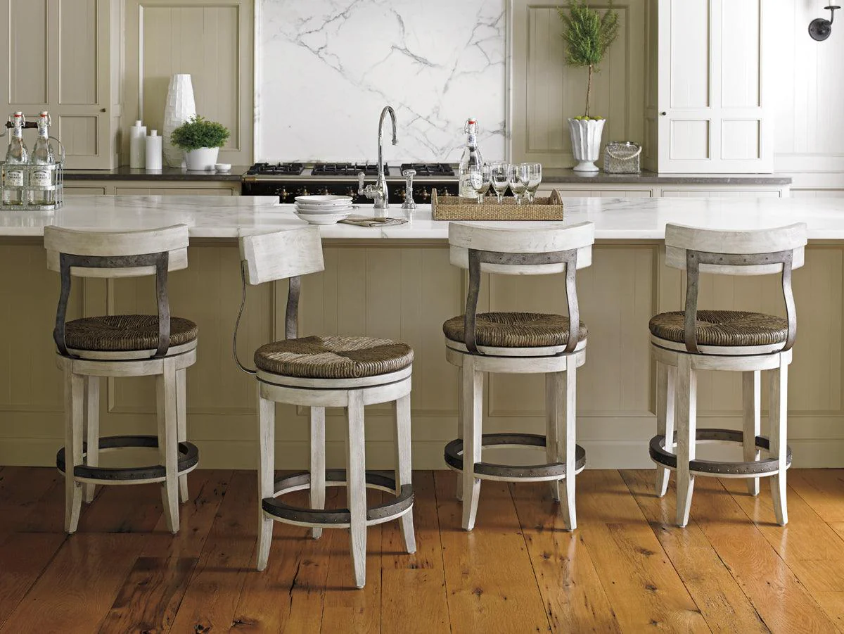 Oyster Bay Merrick Swivel Counter Stool - Remutear
