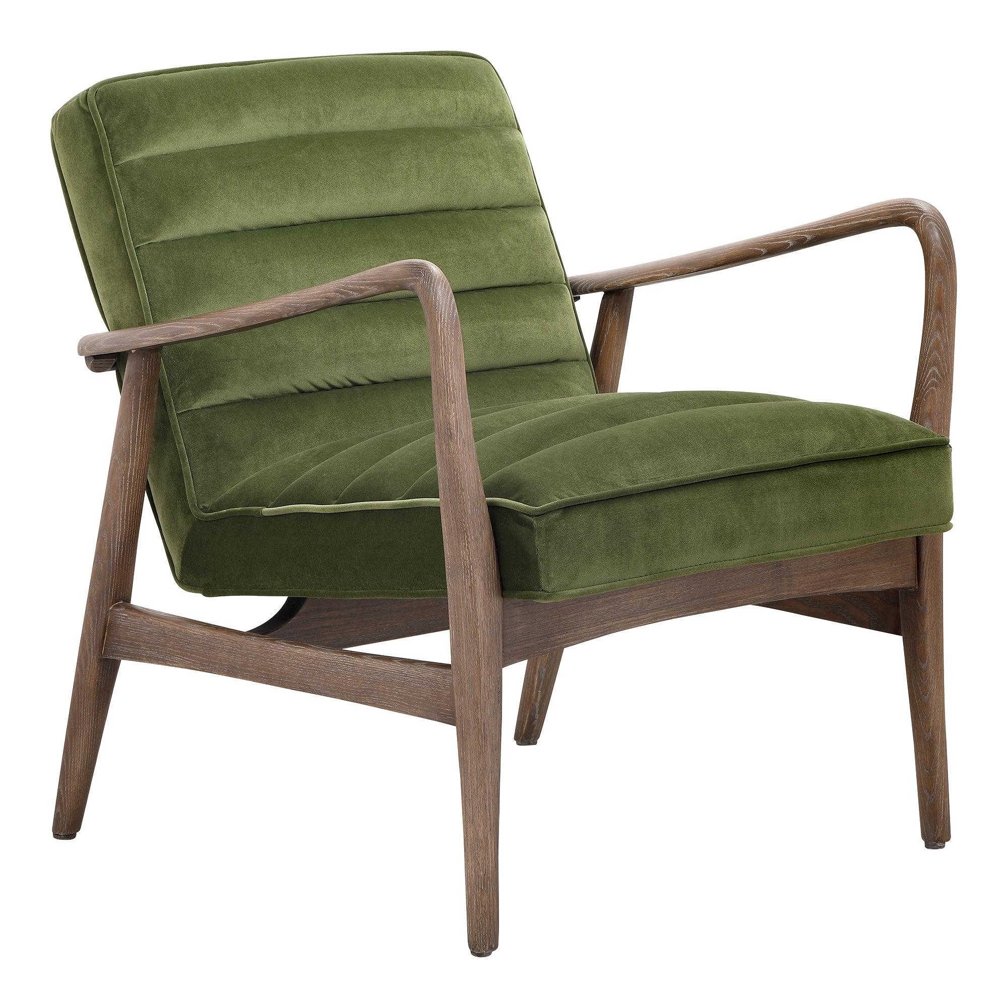 Anderson Arm Chair Dark Ivy Velvet - Remutear