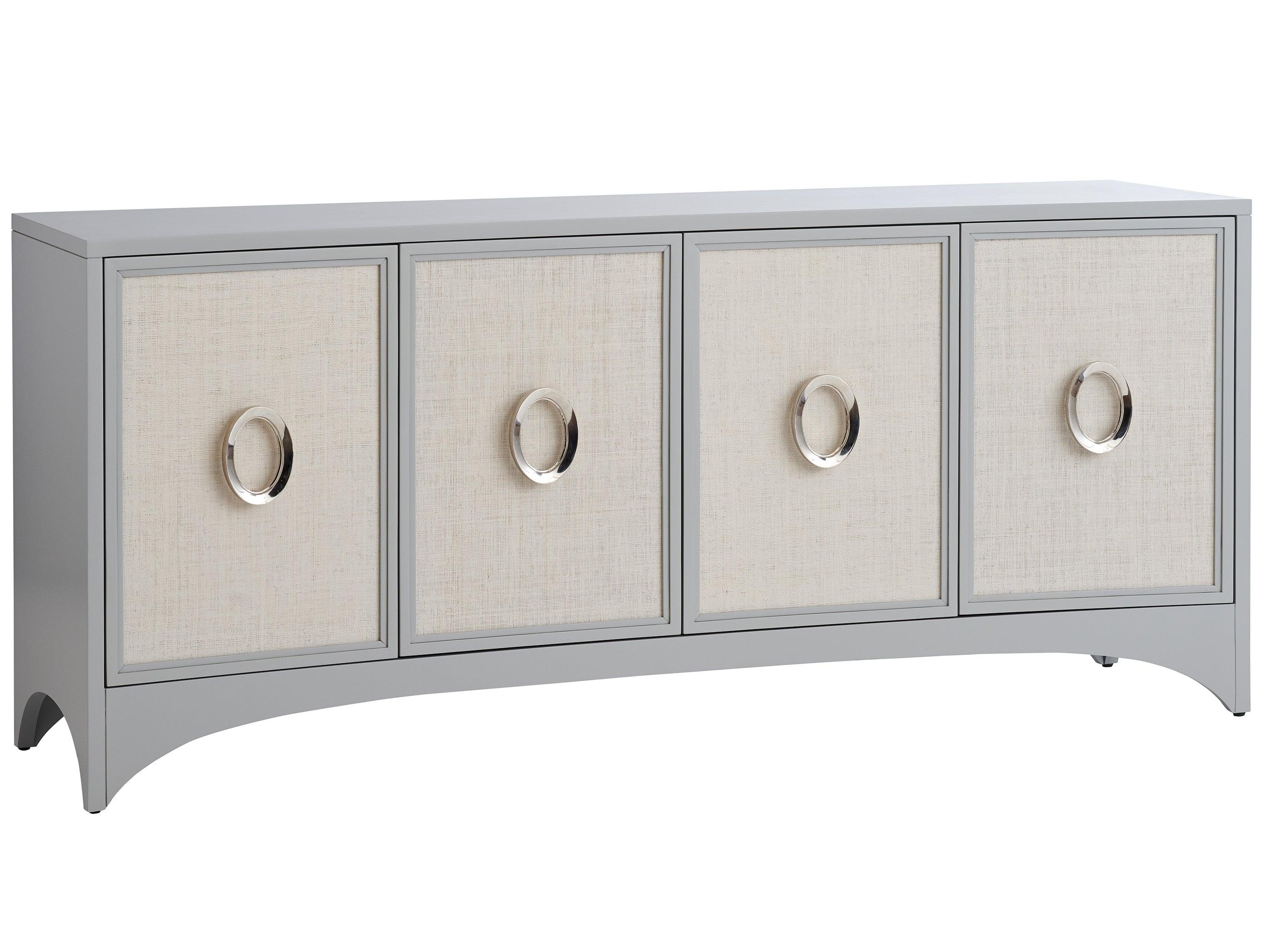Studio Designs Newbury Park Raffia Media Console - Remutear