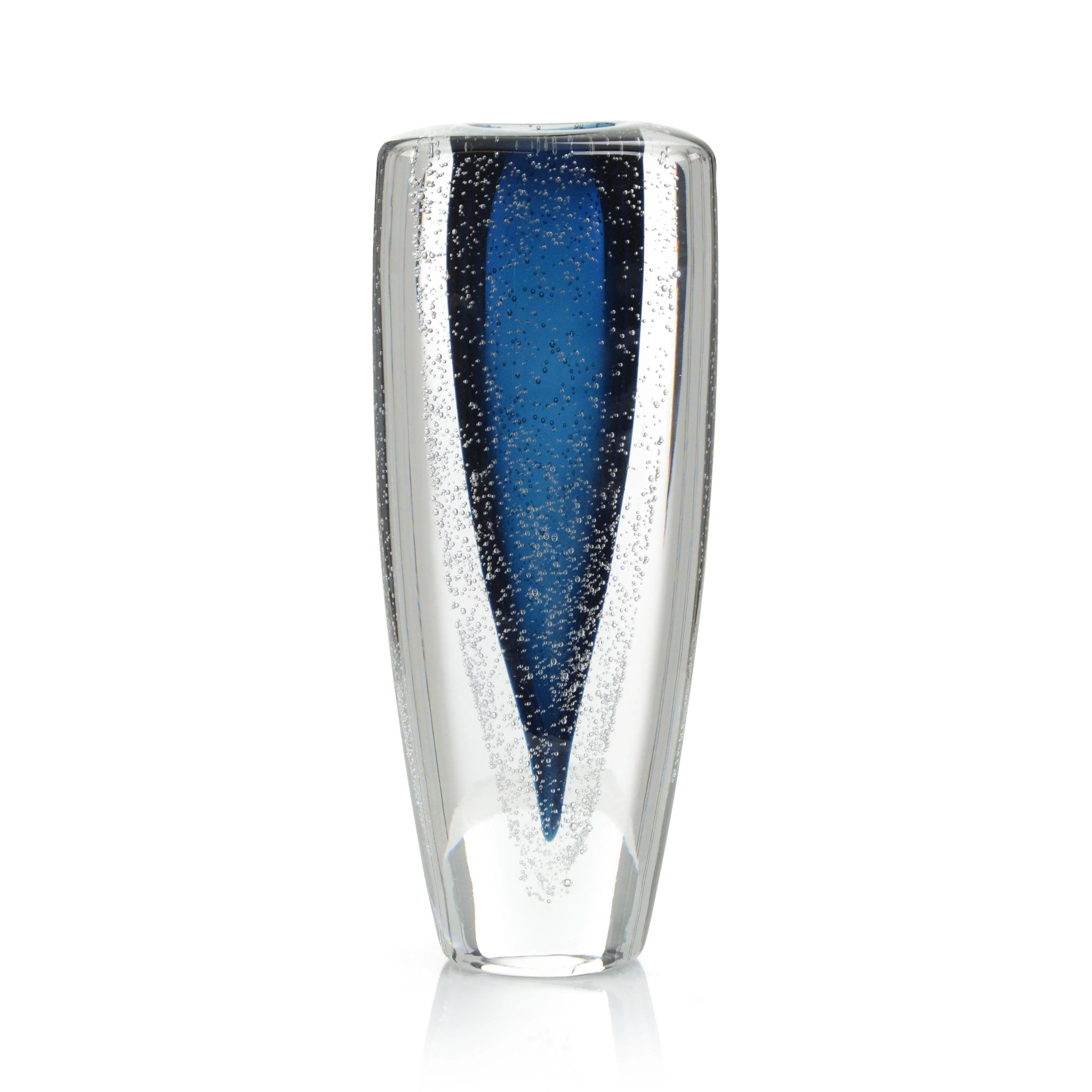 Sapphire Blue Handblown Glass Vase I - Remutear