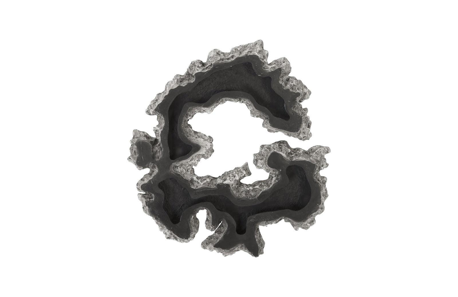 Lava Slice Wall Art, Resin, Stainless Steel, LG - Remutear