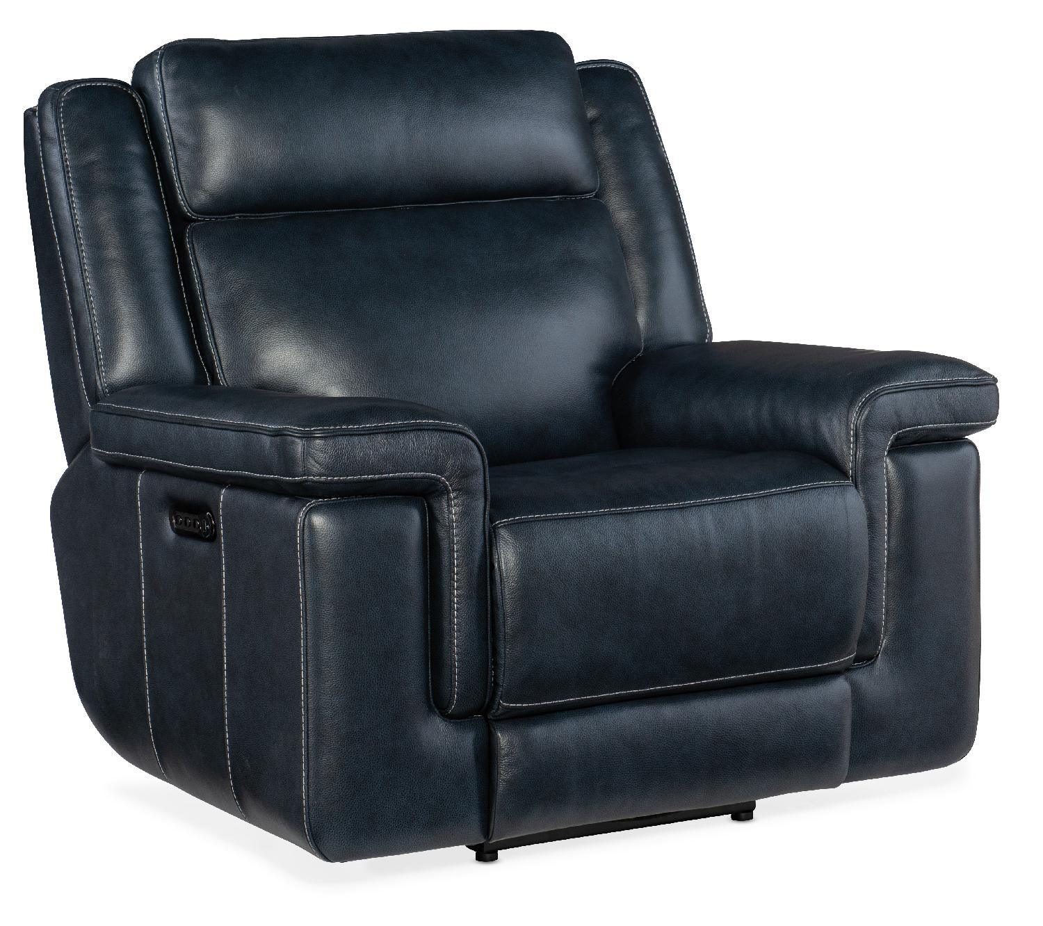 Montel Lay Flat Power Recliner with Power Headrest & Lumbar - Remutear