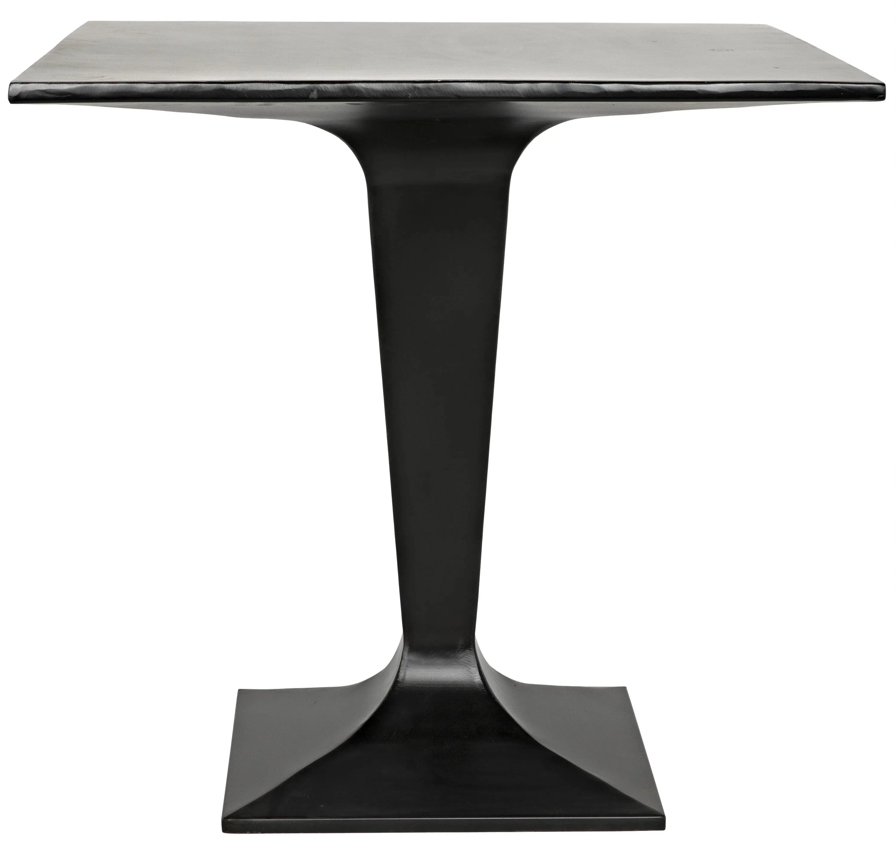 Anoil Bistro Table, Black Steel - Remutear