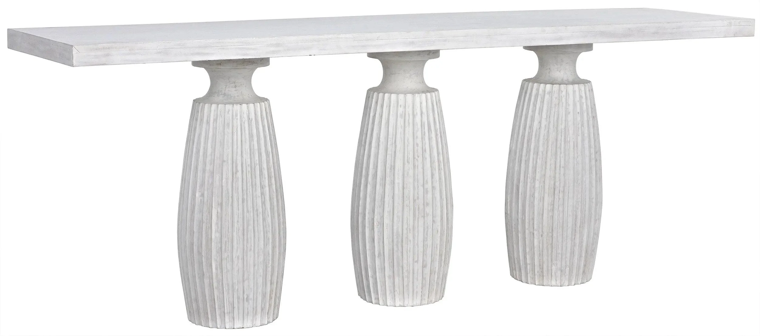Evelyn Console, White Wash - Remutear