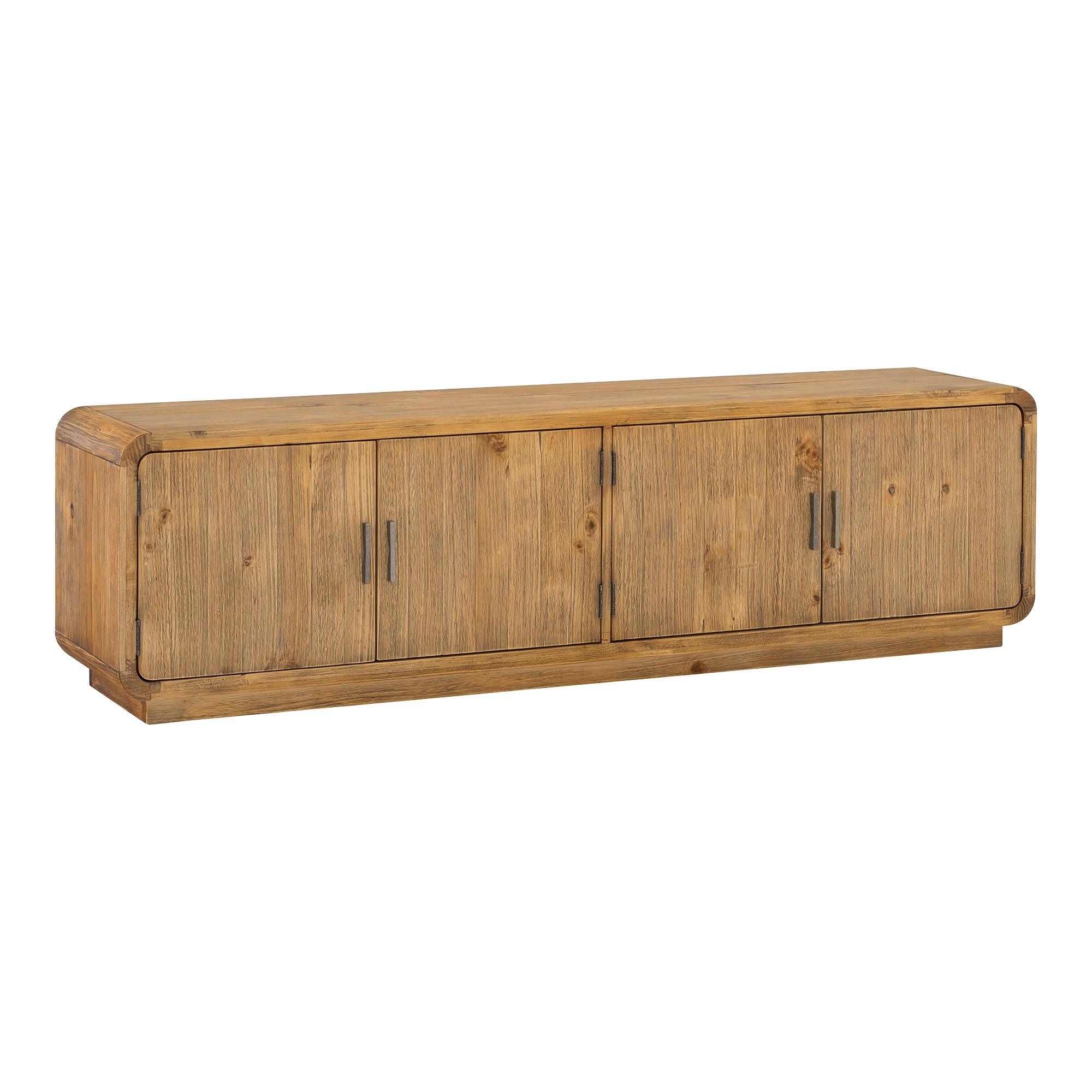 Monterey Media Cabinet Rustic Blonde - Remutear