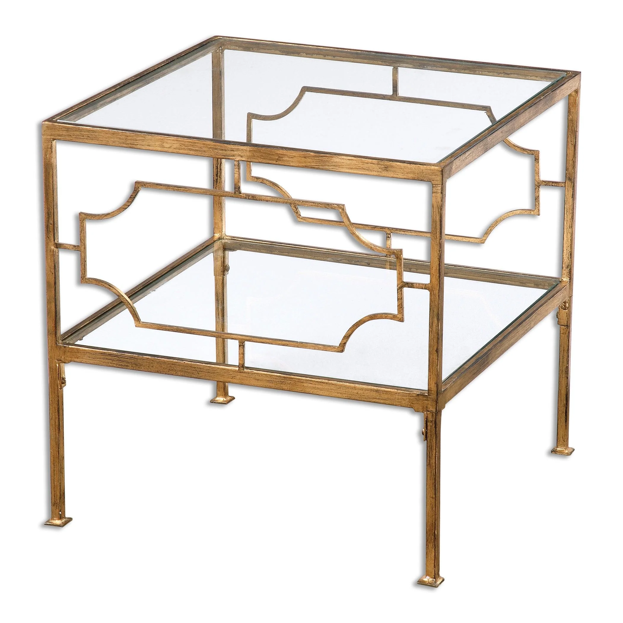 Genell Gold Cube Table - Remutear