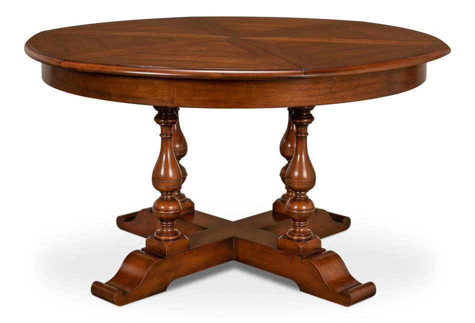 Walnut Jupe Dining Table - Medium - Remutear
