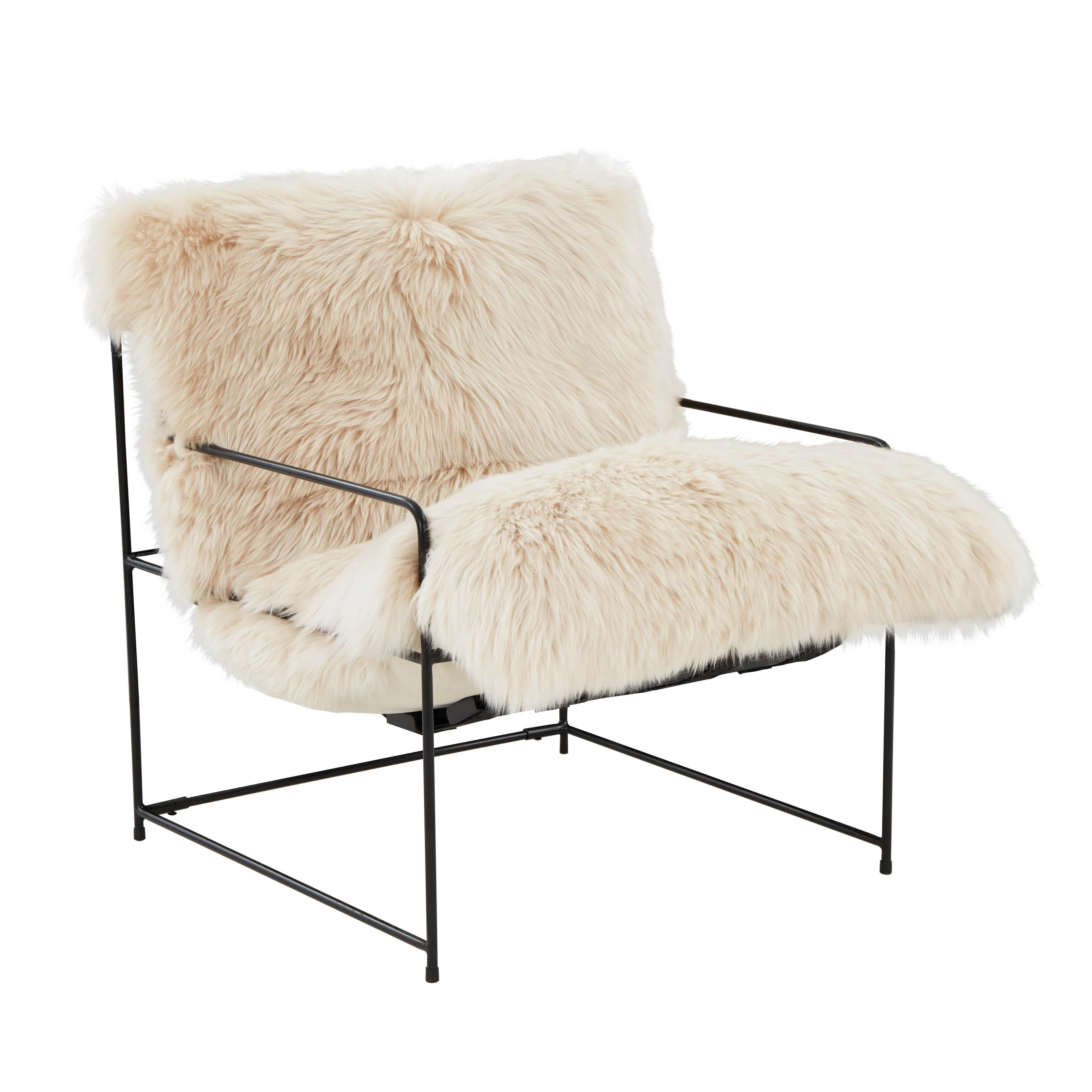 Kimi Natural Genuine Sheepskin chair - Remutear