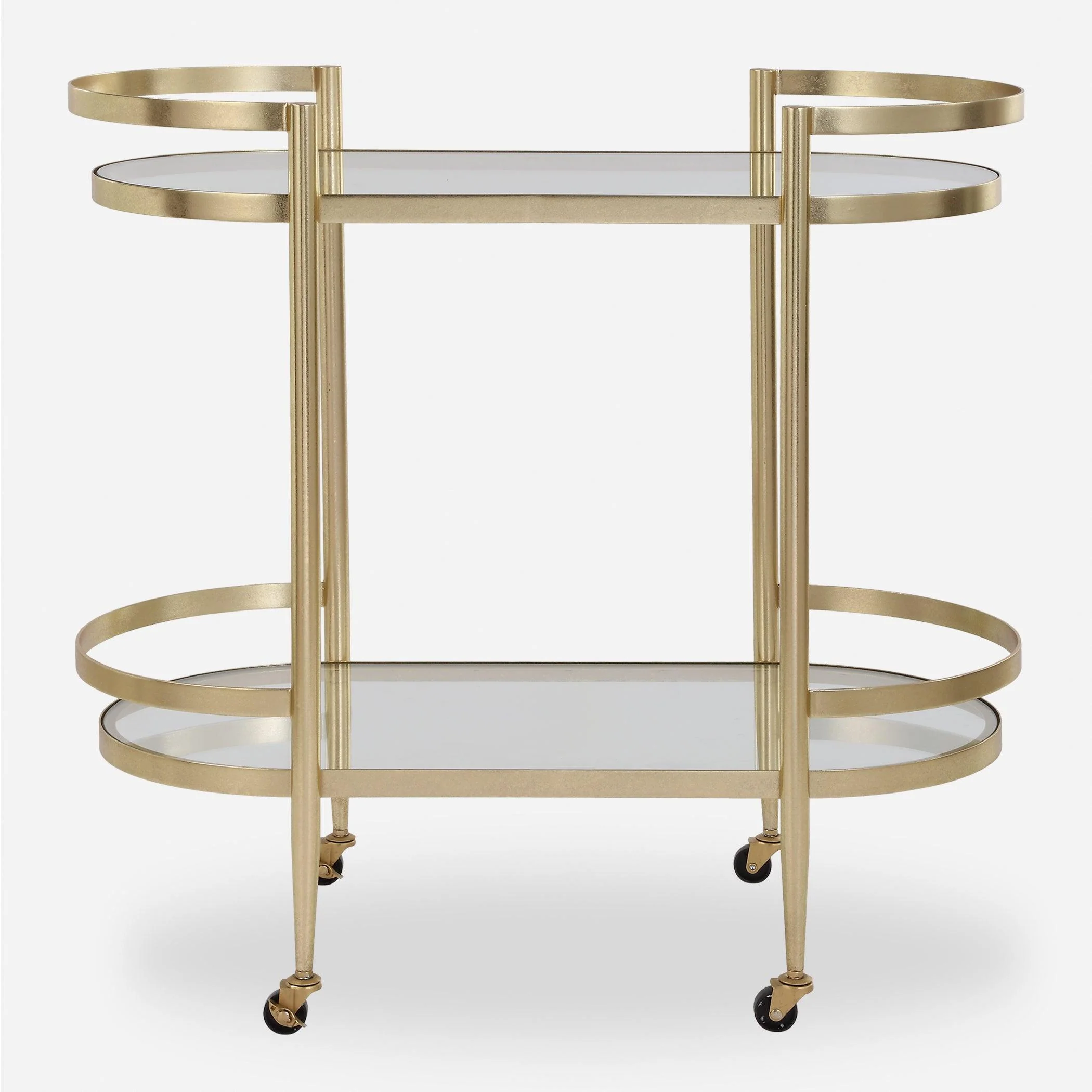 Isabelle Gold Bar Cart - Remutear