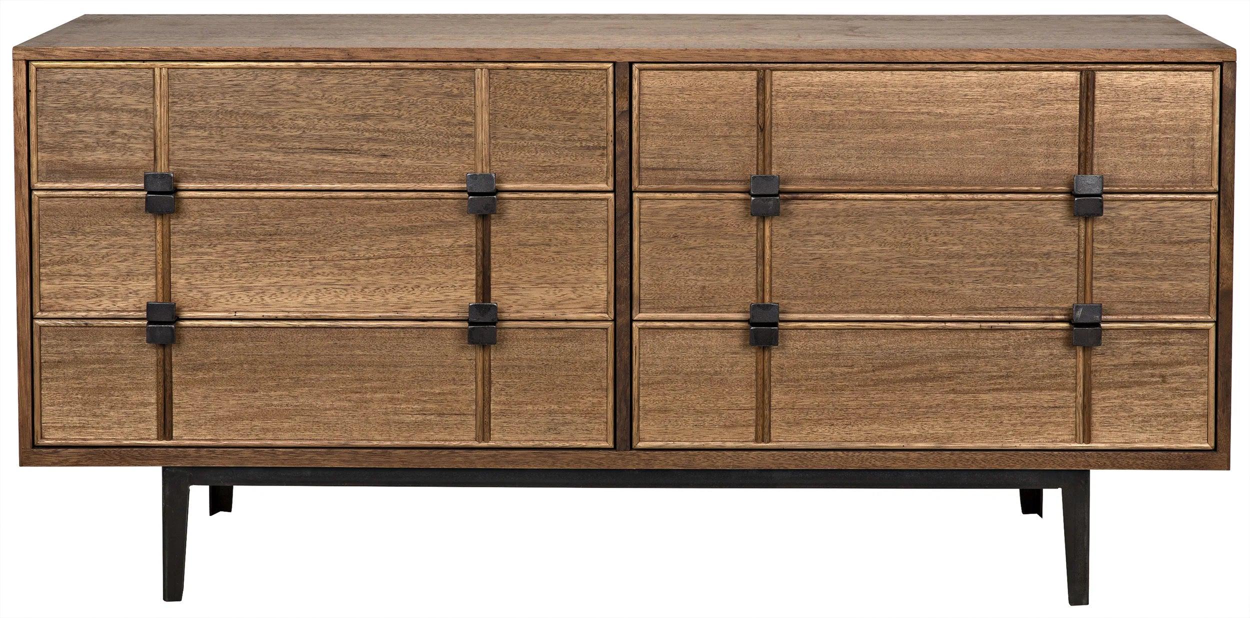 Bourgeois Sideboard, Walnut and Steel - Remutear