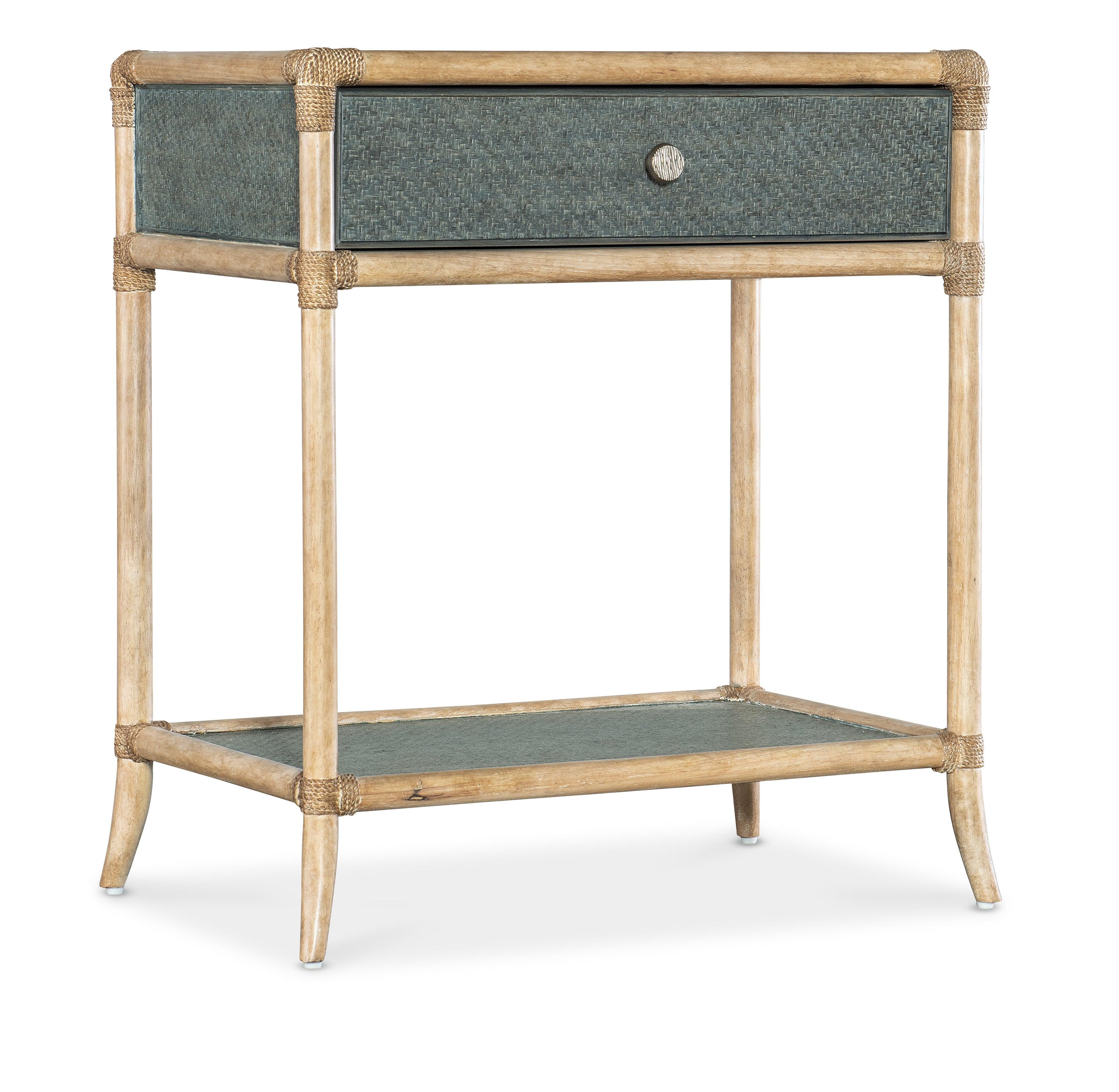 Retreat Pole Rattan Bedside Table - Remutear