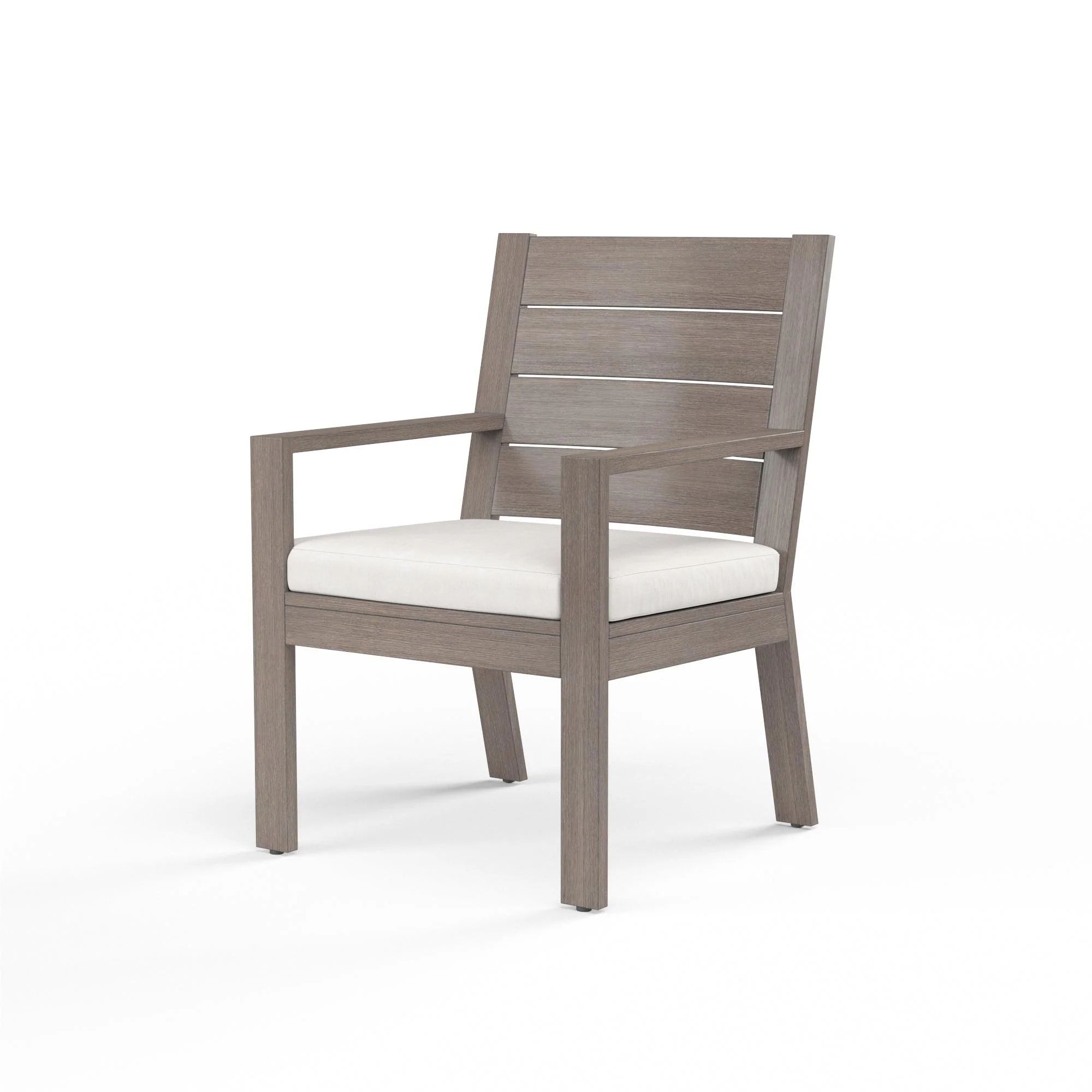 Laguna Dining Chair in Canvas Flax, No Welt - Remutear